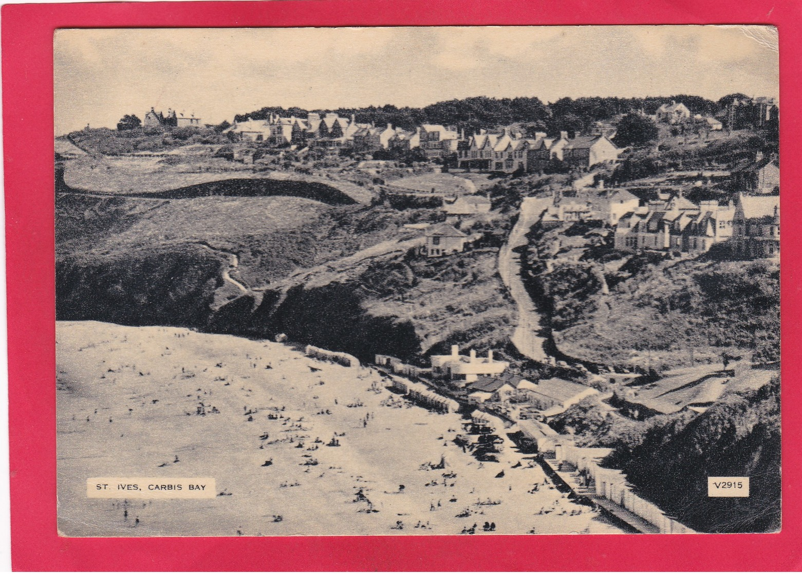 Modern Post Card Of Carbis Bay,St.Ives,Cornwall,England,P39. - St.Ives