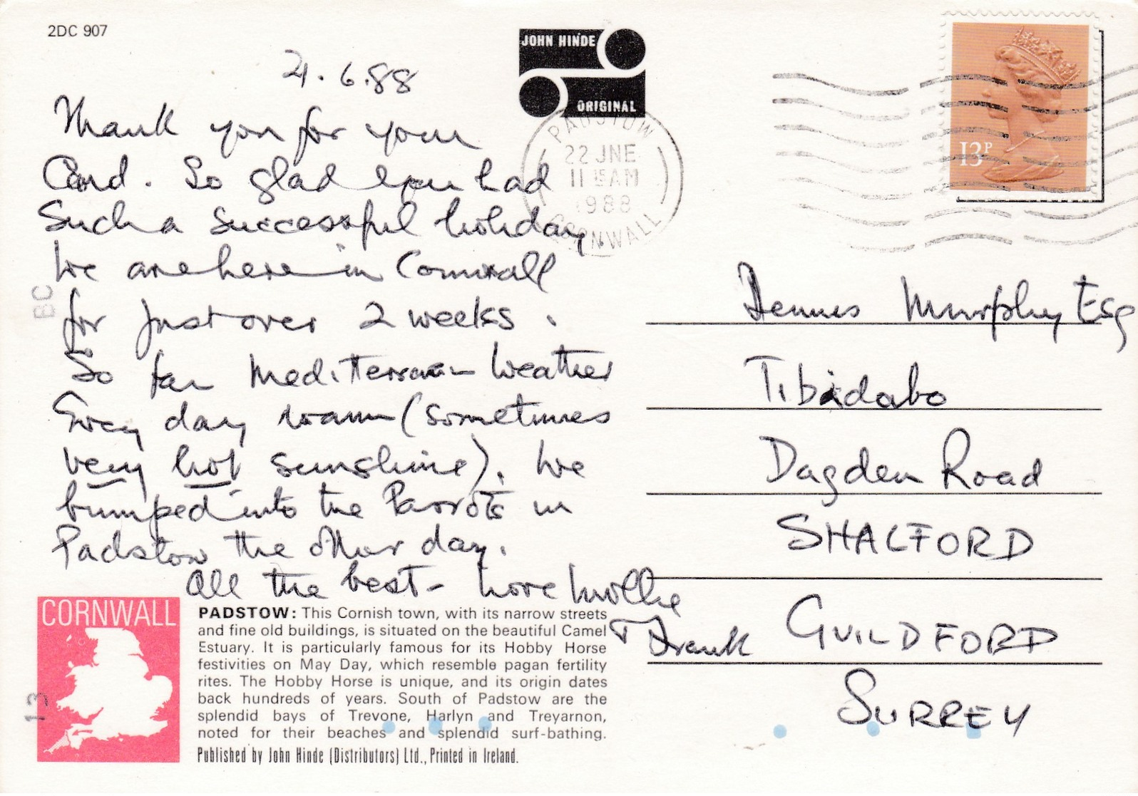 Modern Post Card Of Padstow,Cornwall,England,P40. - Other & Unclassified