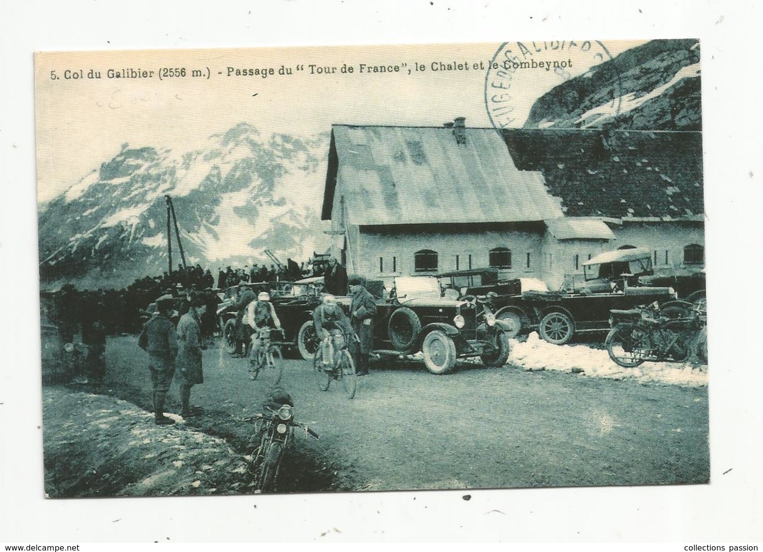 JC , Cp , Sports , YCLISME , Passage Du Tour De France , Col Du GALIBIER ,la France D'Antan ,1900-1920,vierge - Cyclisme