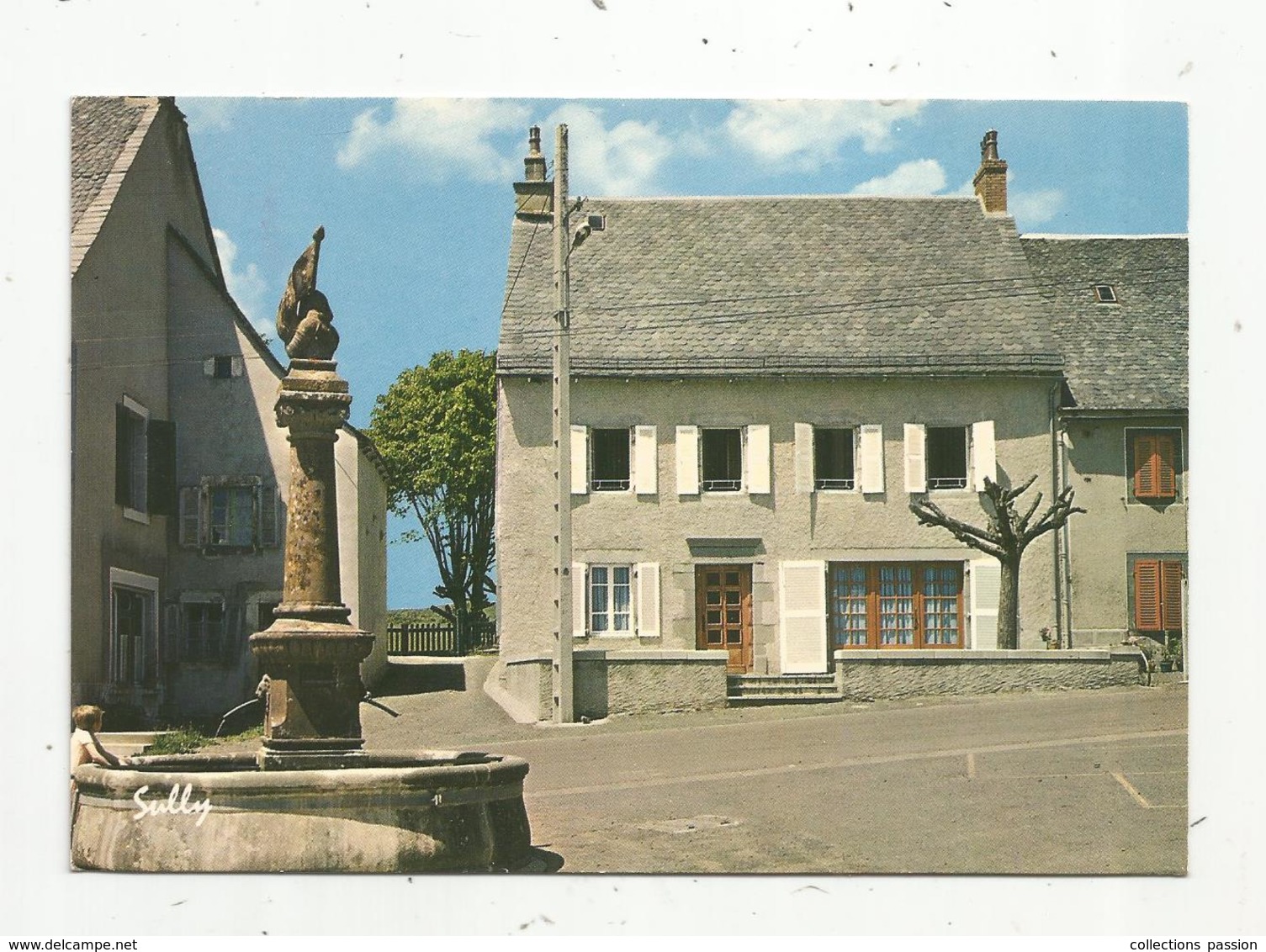 JC , Cp ,15 , MONTBOUDIF ,la Fontaine Et La Maison Natale De Georges Pompidou ,vierge - Autres & Non Classés