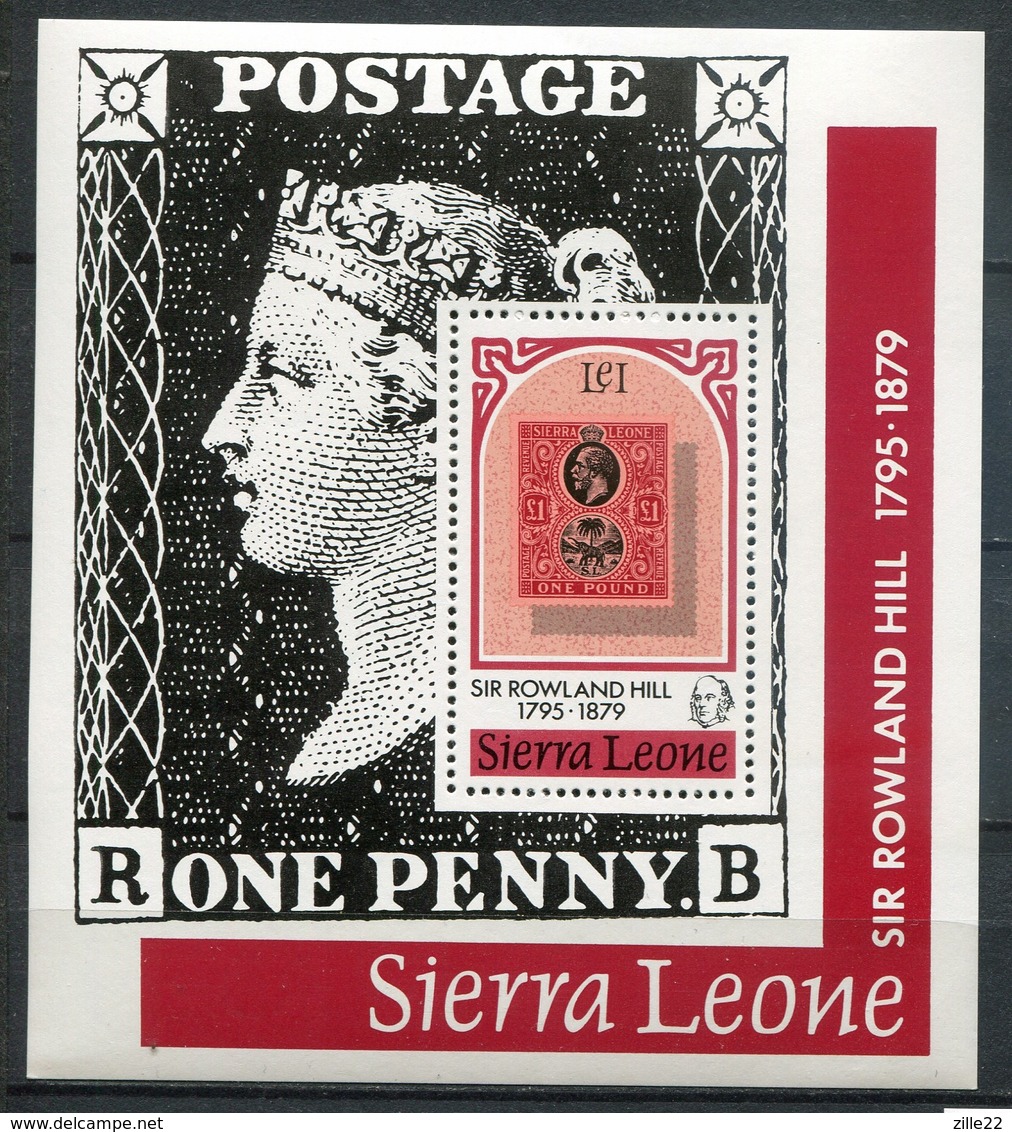 Sierra Leone Mi# Block 128 Postfrisch MNH - Stamp On Stamp - Sierra Leone (1961-...)