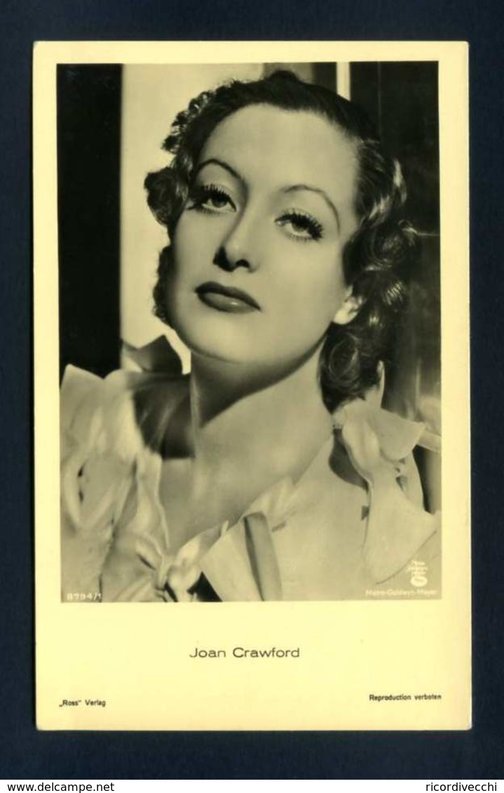 Cartolina Cinema - Joan Crawford - Attori