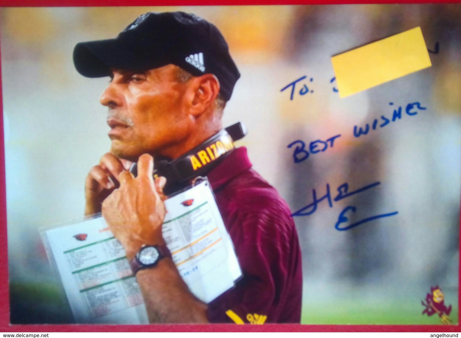 Herm Edwards ( American Football Coach) - Handtekening