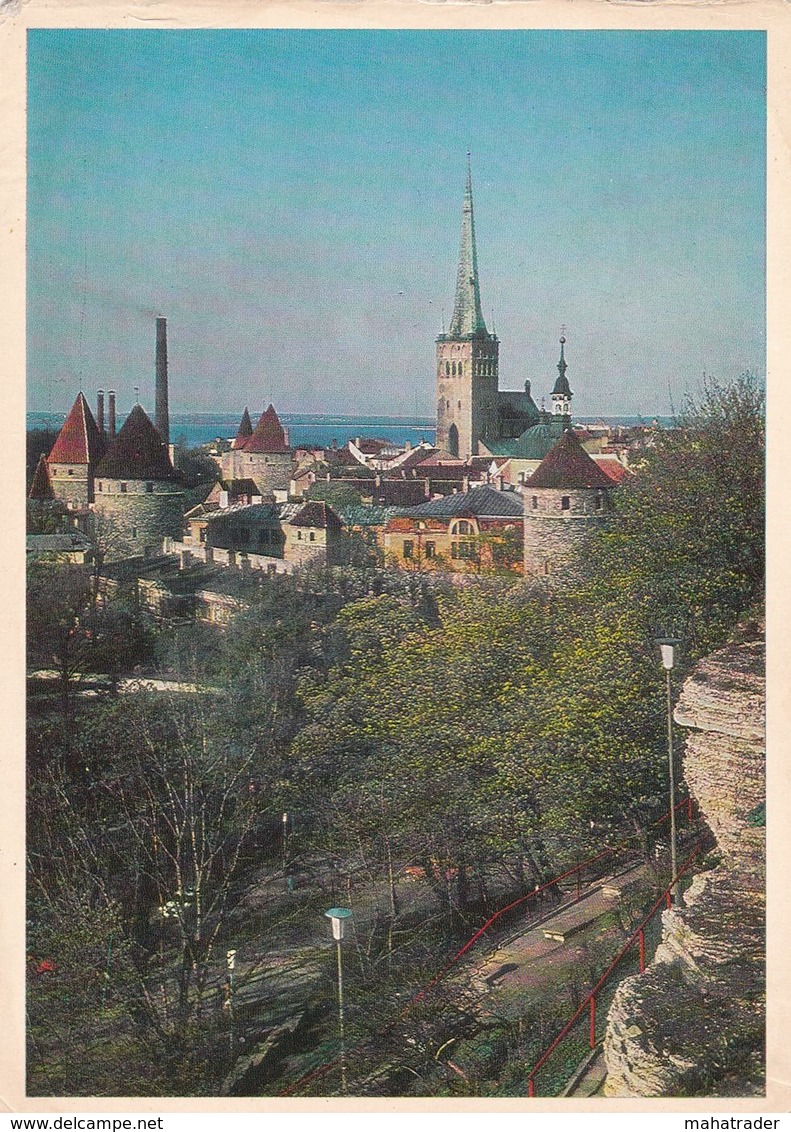 Estonia - Tallinn - The Lower Town Seen From The Upper Town - Printed 1980 - Estonia