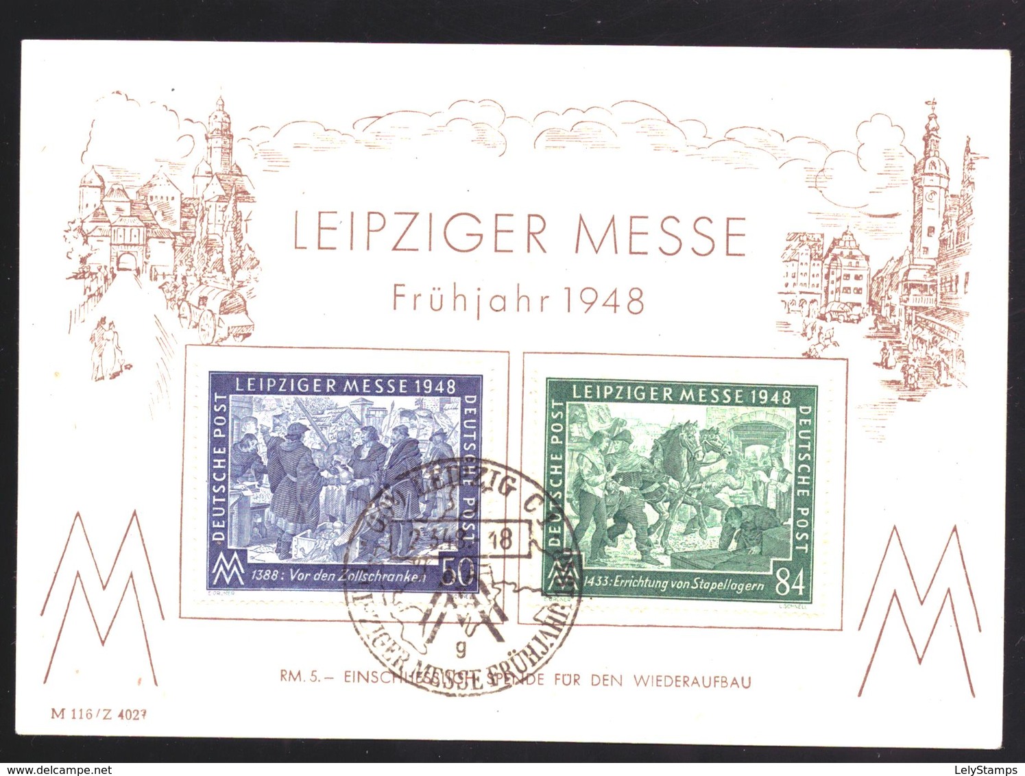 Geallieerde Bezetting / Allierte Besetzung FDC 967 - 968 Card Used (1948) - Andere & Zonder Classificatie