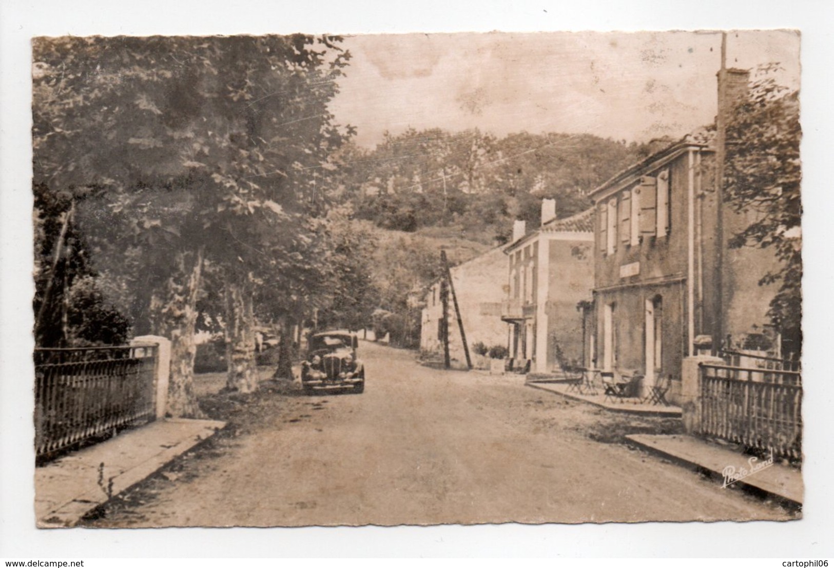 - CPSM EUGENIE-LES-BAINS (40) - Route De Grenade 1952 - Edition Photo-Land - - Other & Unclassified