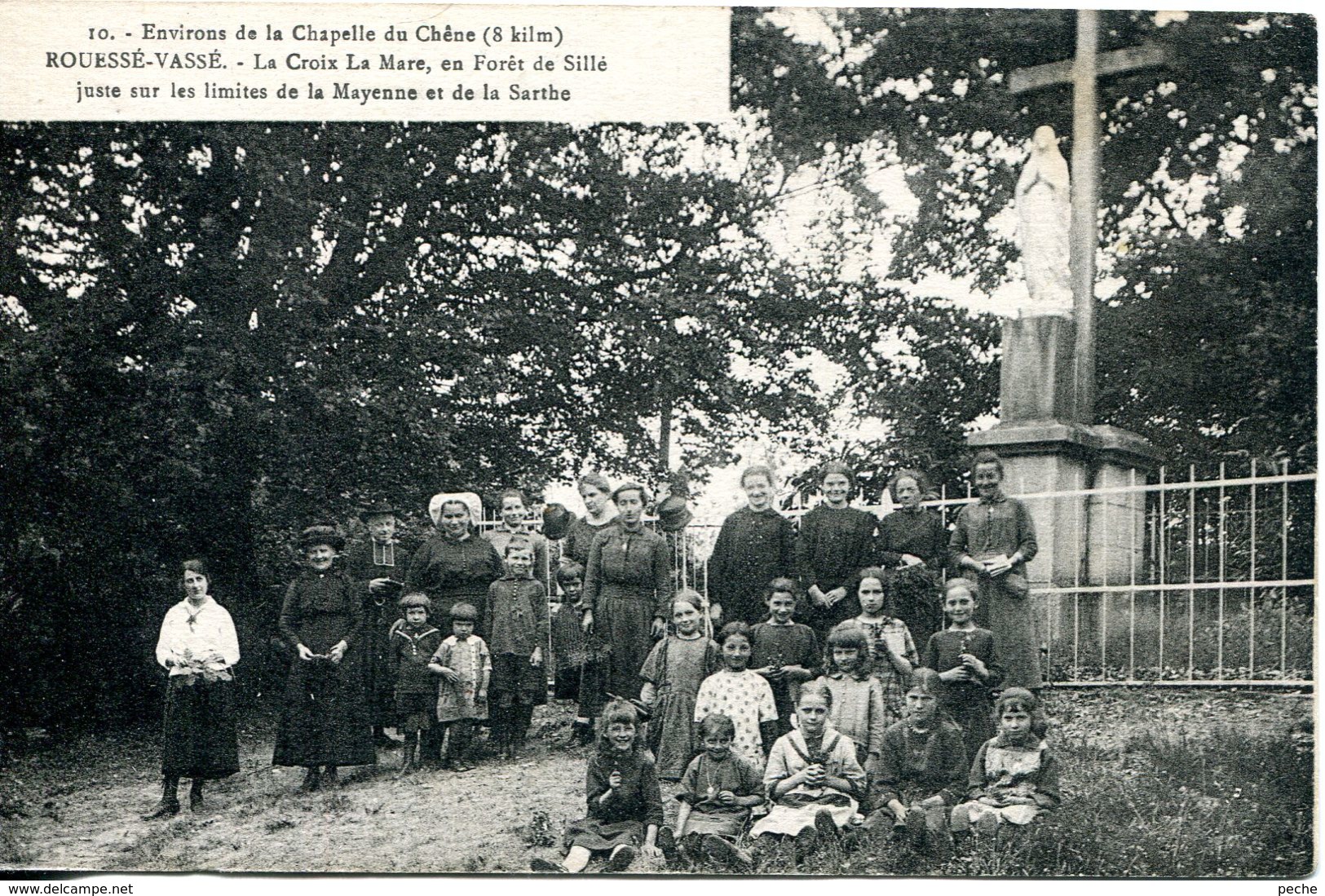 N°3203 T -cpa Rouessé Vassé -la Croix La Mare- En Forêt De Sillé- - Altri & Non Classificati