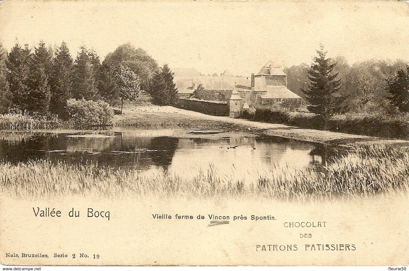 Vieille Ferme De VINCON Près De Spontin. Pub.: Chocolat Des Patrons Pâtissiers. Vallée Du Bocq. - Ciney