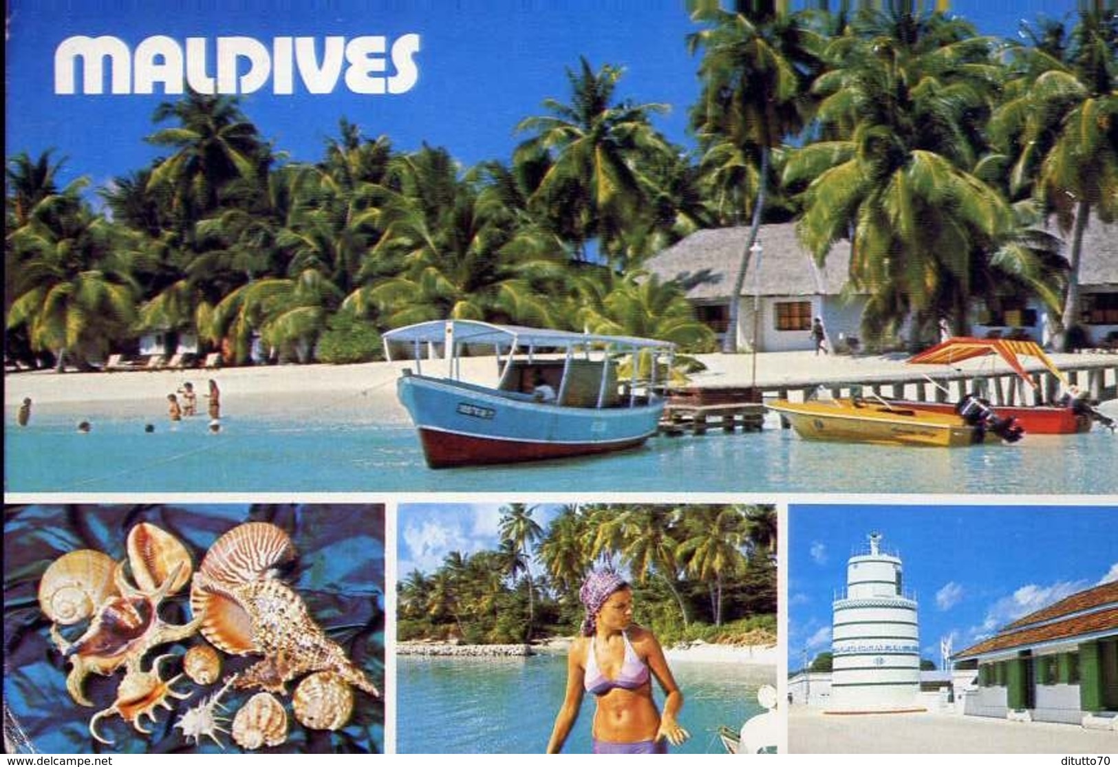Maldives - Formato Grande Viaggiata – E 14 - Maldives