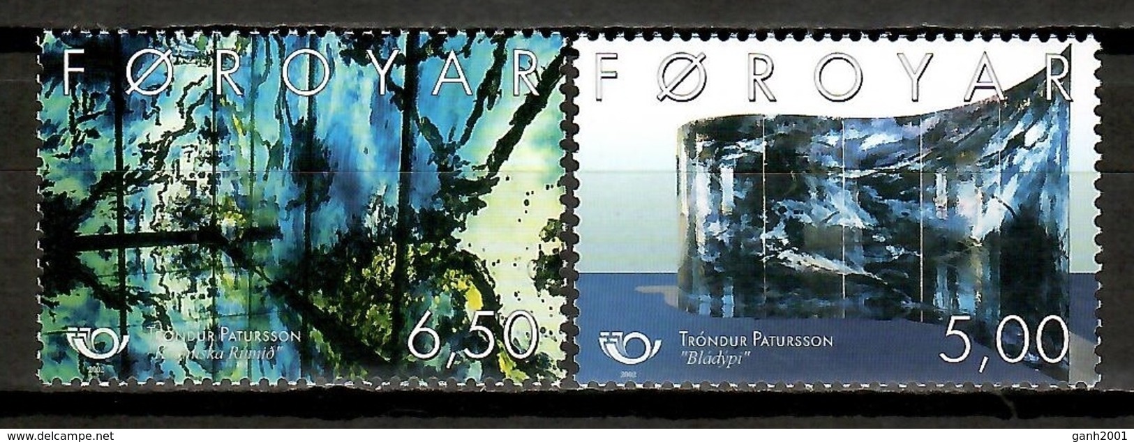 Faroe Is. 2002 Feroe / Norden Modern Art MNH Arte Moderno Moderne Kunst / Kp03  10-8 - Emisiones Comunes