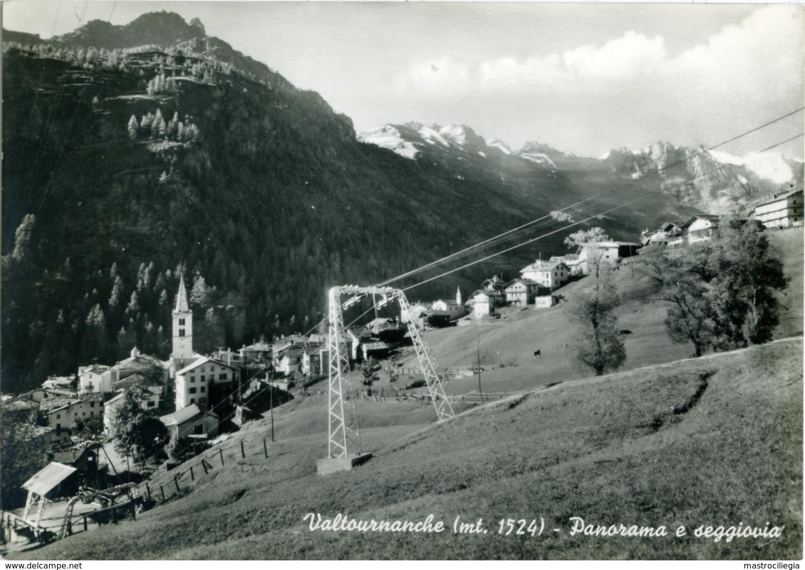 VALTOURNANCHE  AOSTA  Panorama E Seggiovia - Altri & Non Classificati