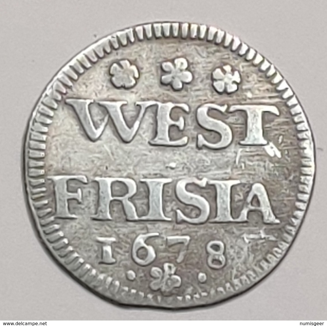 PAYS-BAS PROVINCIAL  - WEST FRISIA -- 2 STUIVERS 1678  ( Arg.) - …-1795 : Période Ancienne