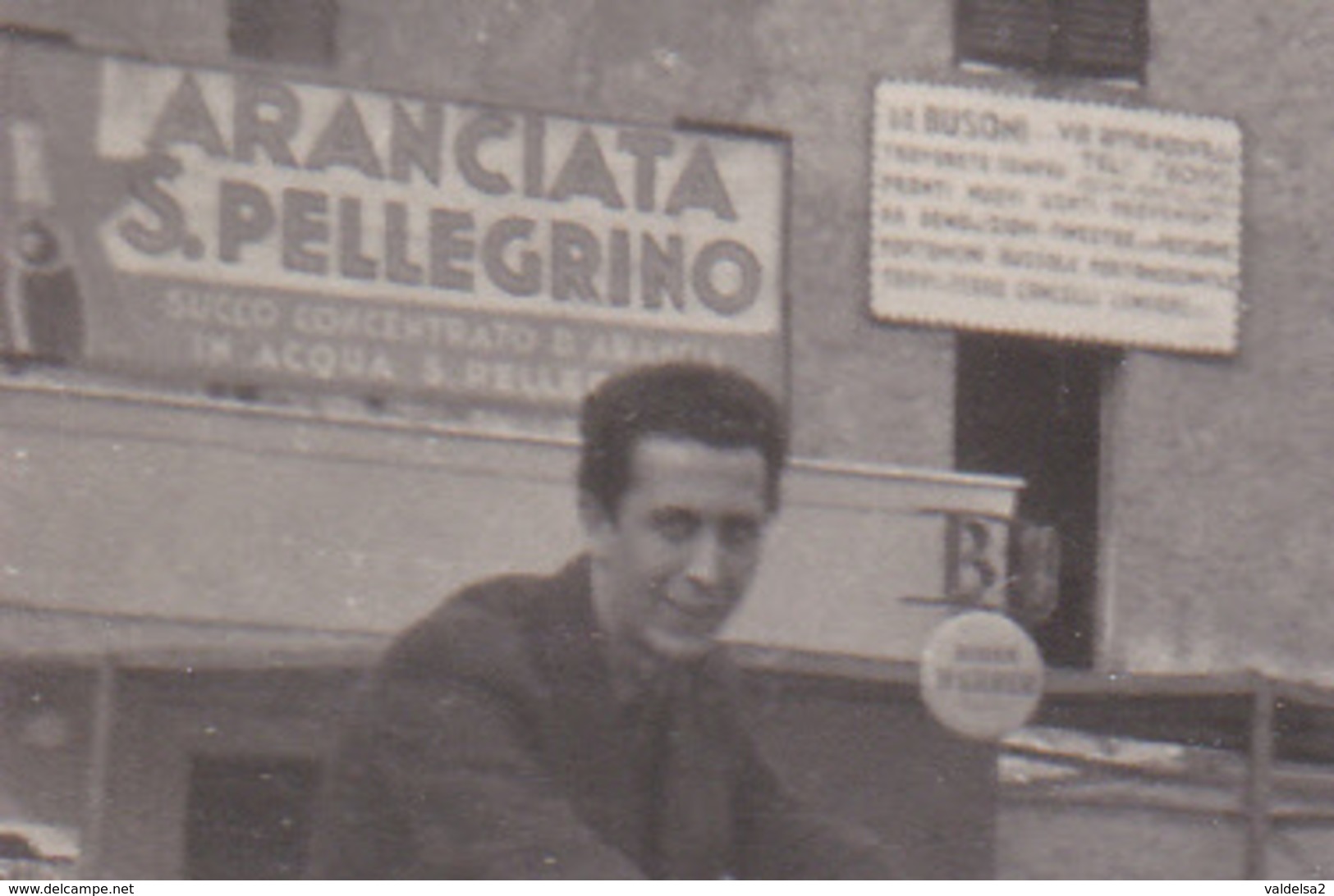 TIVOLI - ROMA - SCORCIO CON MOTOCICLETTA - INSEGNA PUBBLICITARIA BIRRA WUHRER -FOTO CM. 9 X 6 CIRCA - UNICA !!! 1953 - Tivoli