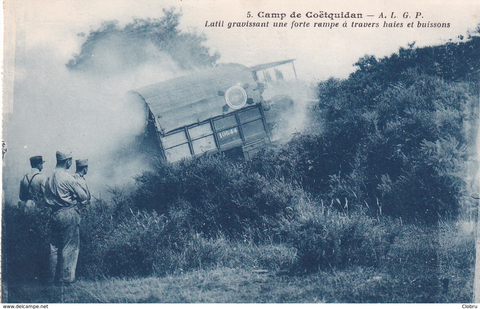 56, Camp De Coëtquidan, Latil Gravissant Une Forte Rampe - Guer Coetquidan