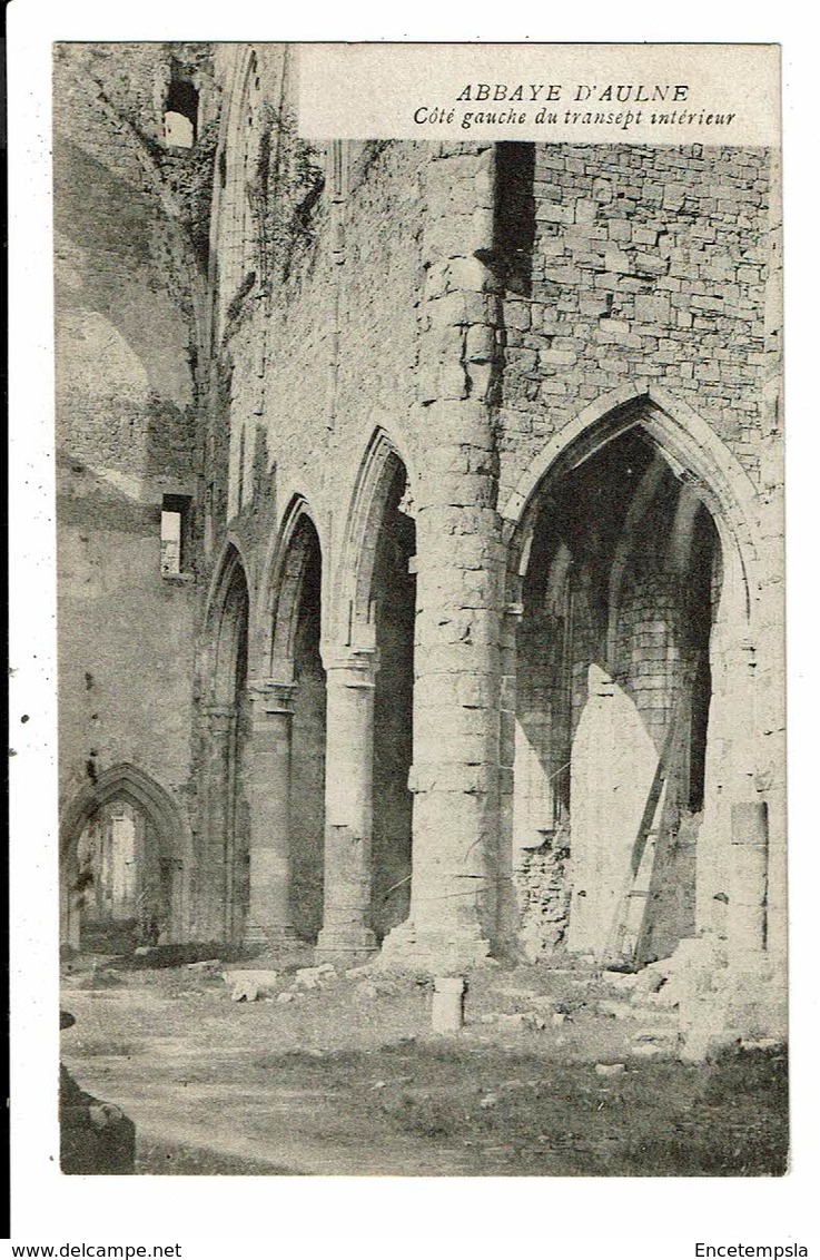 CPA Carte Postale-Belgique-Abbaye D'Aulne Côté Gauche Et Transept Intérieur -1909 VM12612 - Thuin