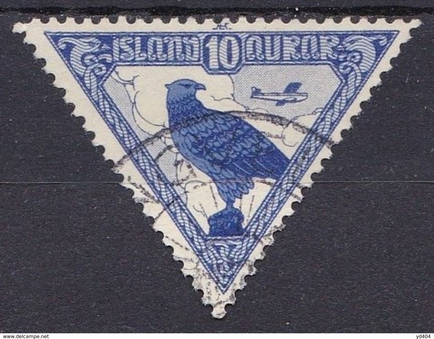 IS310 – ISLANDE – ICELAND – 1930 – PARLIAMENT MILLENARY / FALCON – SG # 173 USED 75 € - Poste Aérienne