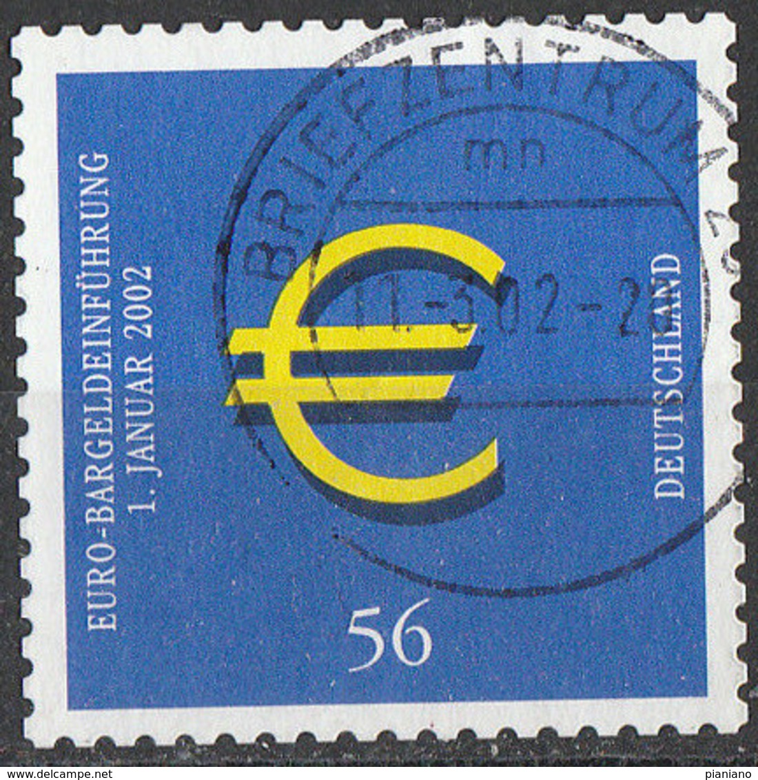 PIA - GERMANIA - 2002 : Adozione Dell' Euro - (Yv 2062) - Usati