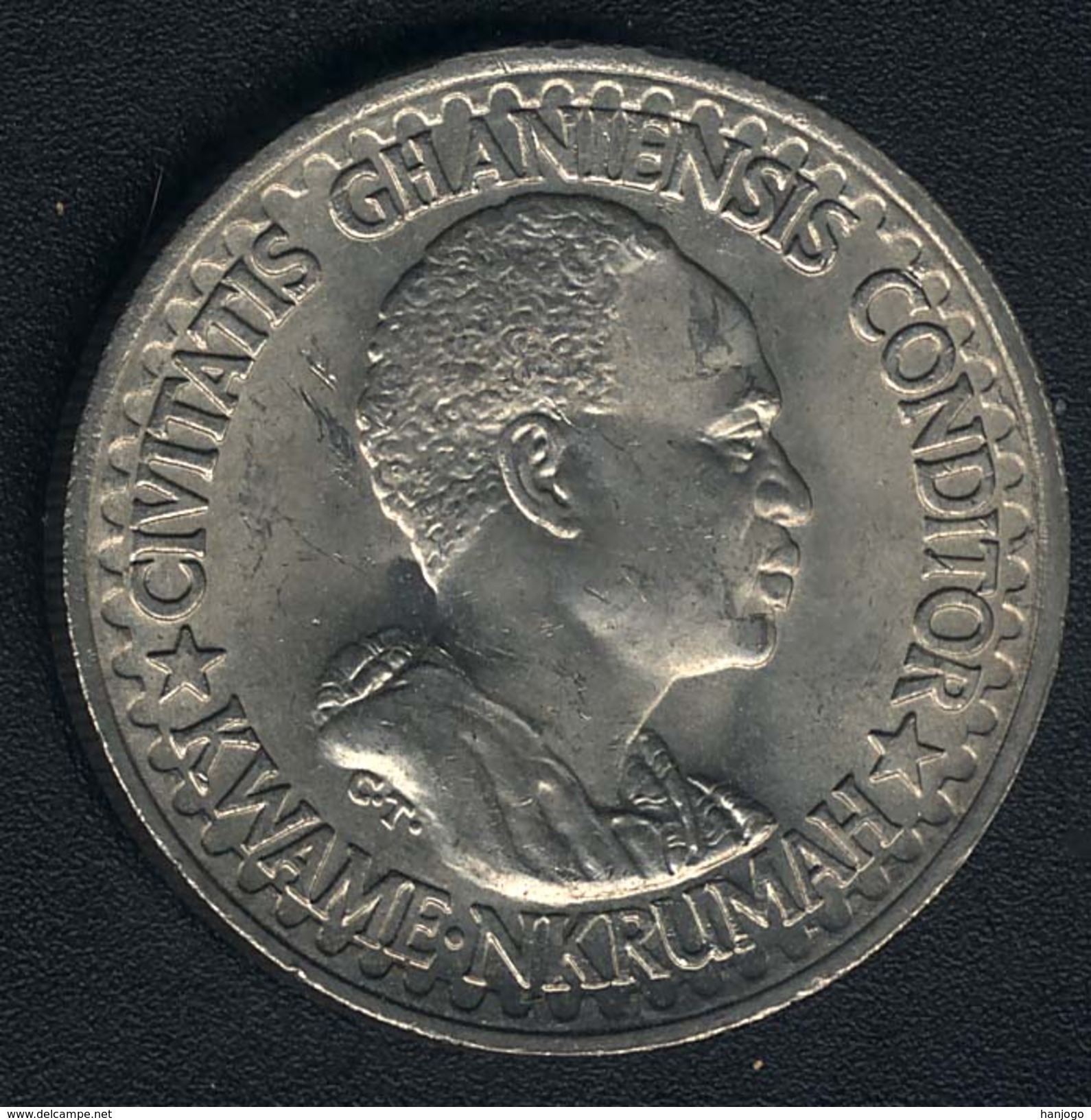 Ghana, 25 Pesewas 1965, UNC - Ghana