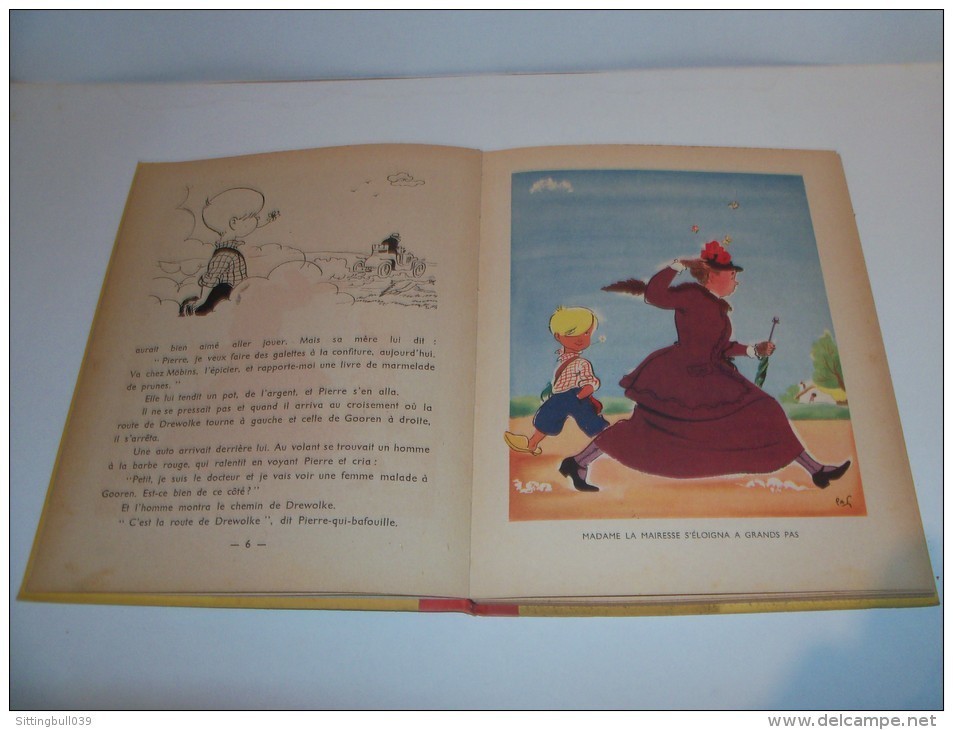 FALLADA Hans. PIERRE-QUI-BAFOUILLE. illust. de Pierre SIMON. EO + Jaquette. Hachette 1942. Silly Symphonies.