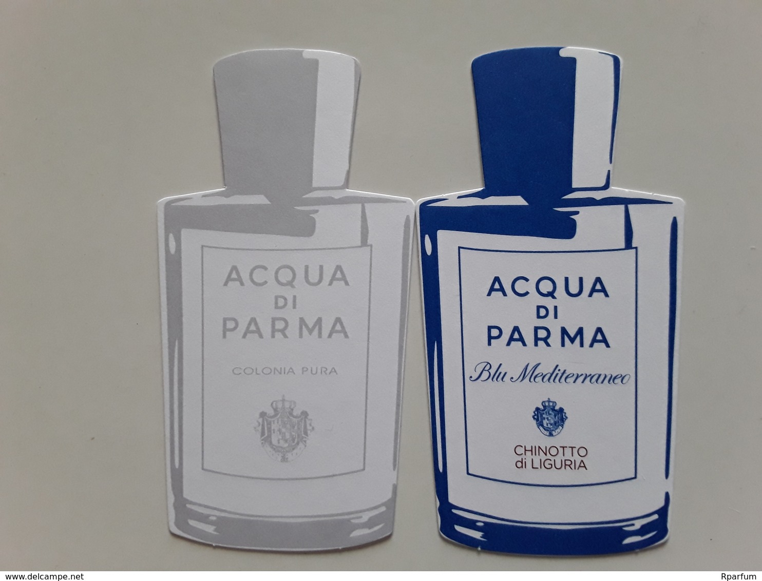 ACQUA DI PARMA    "  2 Cartes  Parfumées  Différentes  ***  Photo R/V. - Modernes (à Partir De 1961)