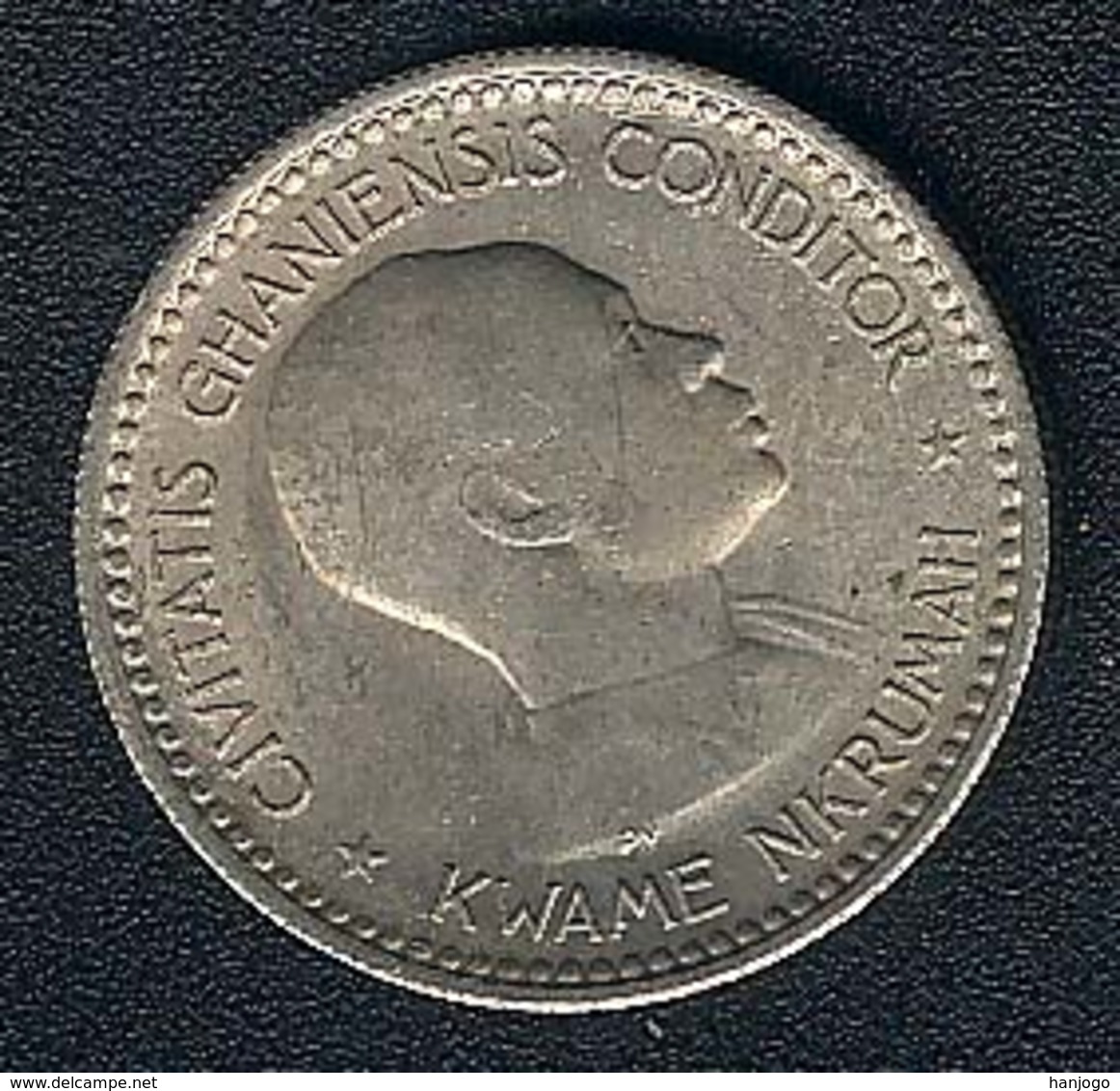 Ghana, 1 Shilling 1958, Without Hairlines, UNC - Ghana