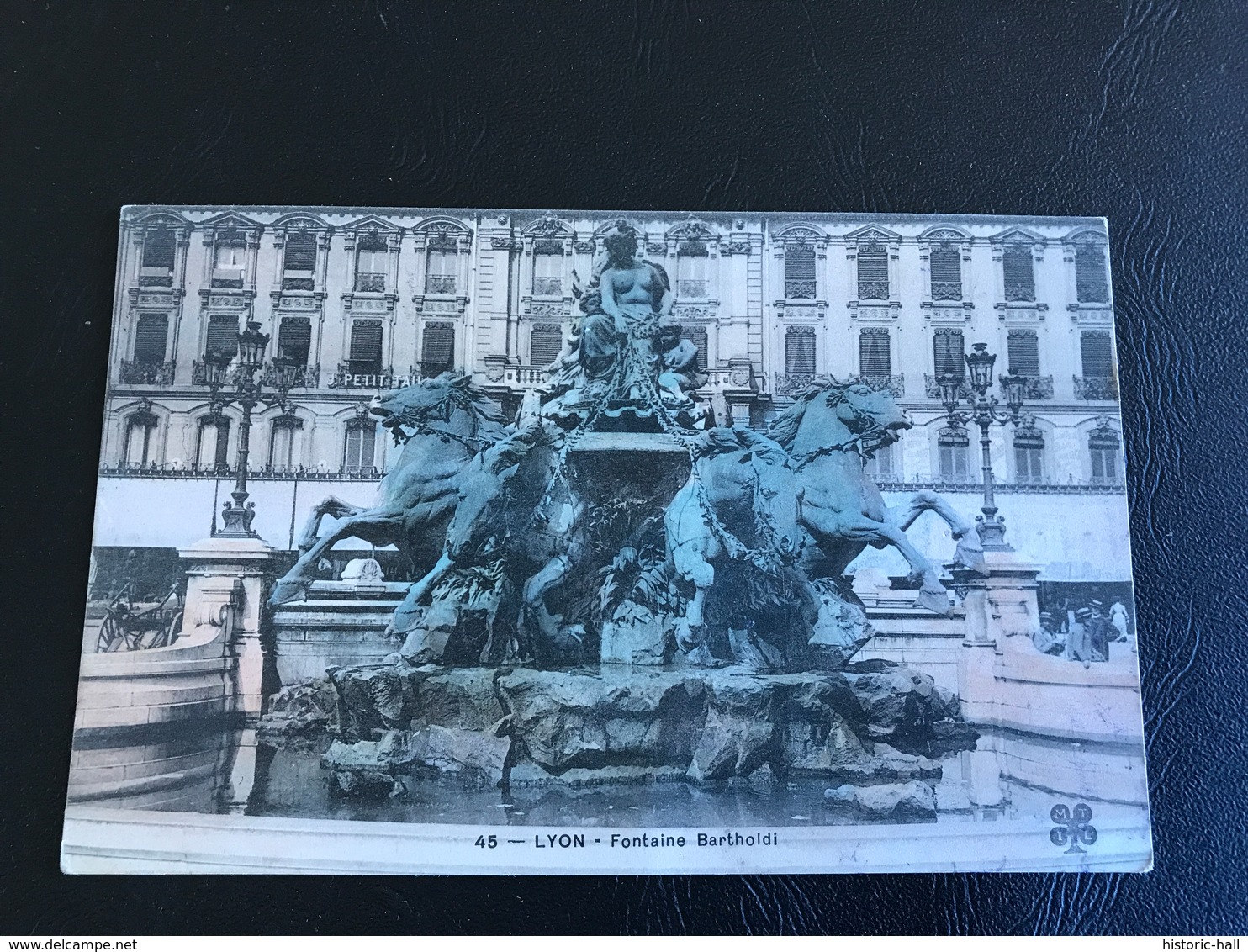 45 - LYON Fontaine Bartholdi - 1905 Timbrée - Lyon 1