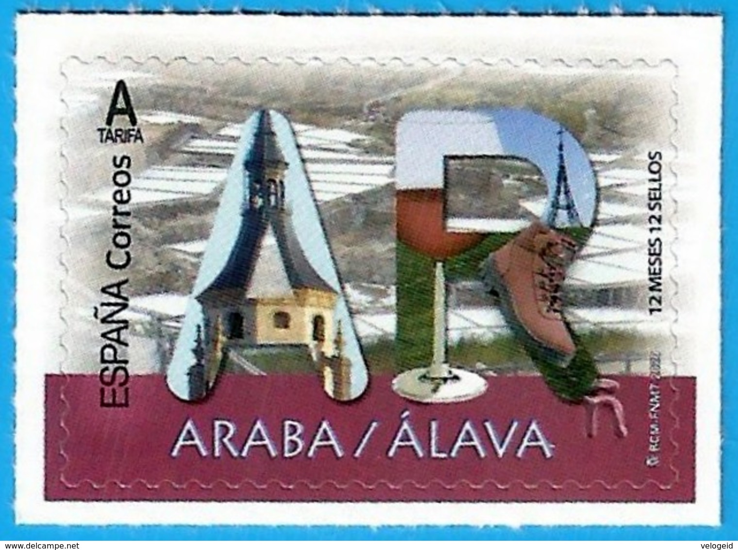 España. Spain. 2020. 12 Meses, 12 Sellos. Araba. Alava - Nuevos