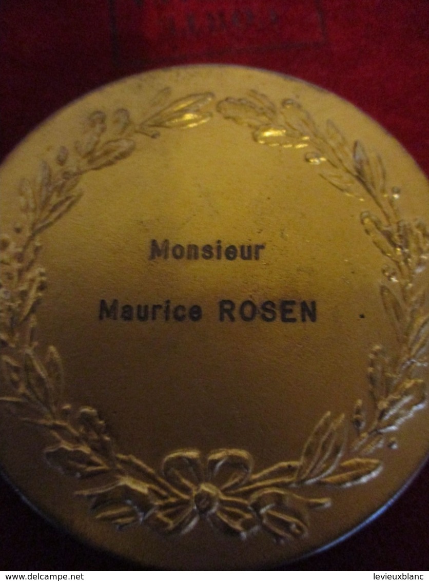Médaille de Table/écrin/Foire de PARIS/Bronze doré/ Maurice ROSEN /1975   MED305
