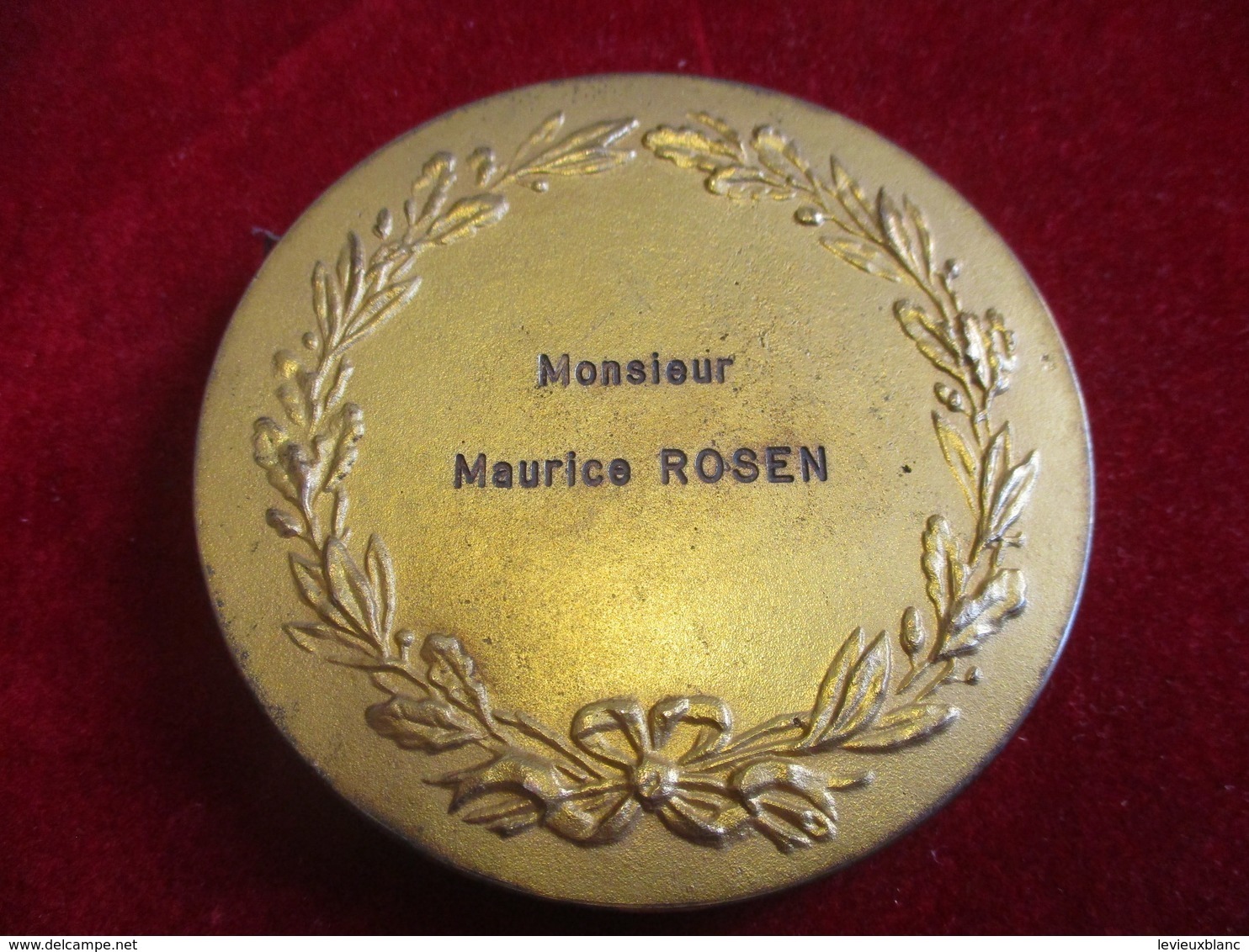 Médaille de Table/écrin/Foire de PARIS/Bronze doré/ Maurice ROSEN /1975   MED305