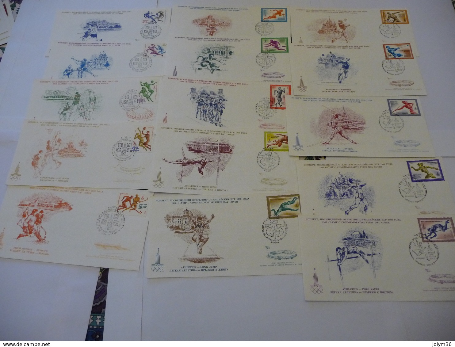 Lot De 164 Lettres  Jeux Olympiques MOSCOU 1980 - Sommer 1980: Moskau