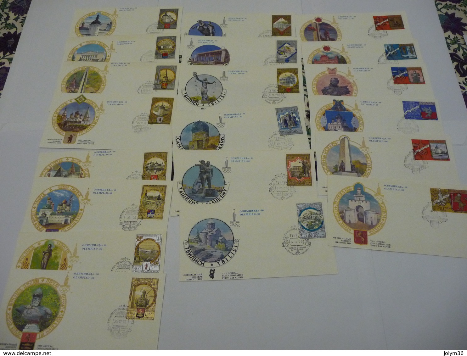 Lot De 164 Lettres  Jeux Olympiques MOSCOU 1980 - Sommer 1980: Moskau