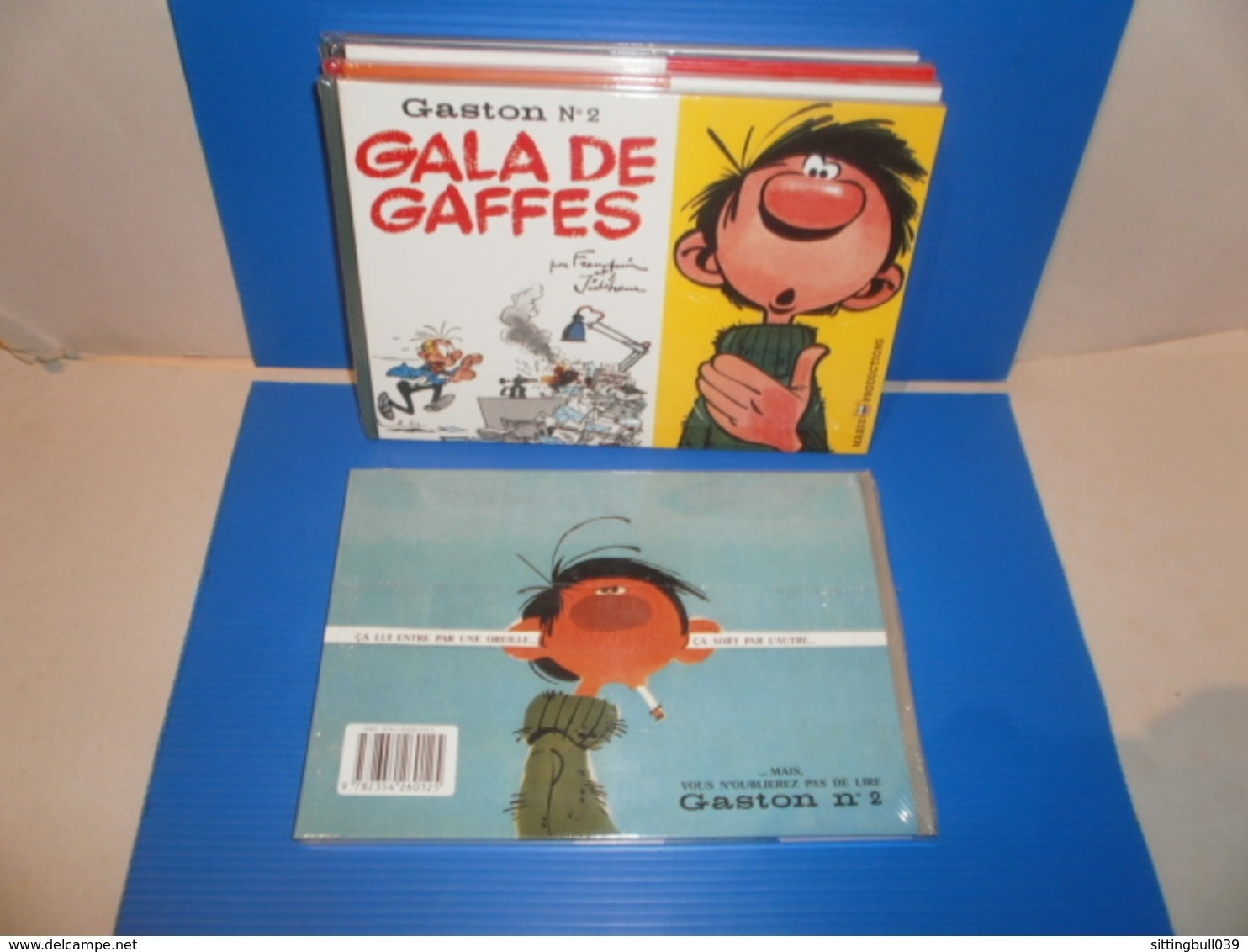 FRANQUIN. JIDEHEM. GASTON N°s 1 à 5. RE Fac-similé. Ed. Marsu Productions-Le Soir. 2006. Format à L'italienne. - Franquin