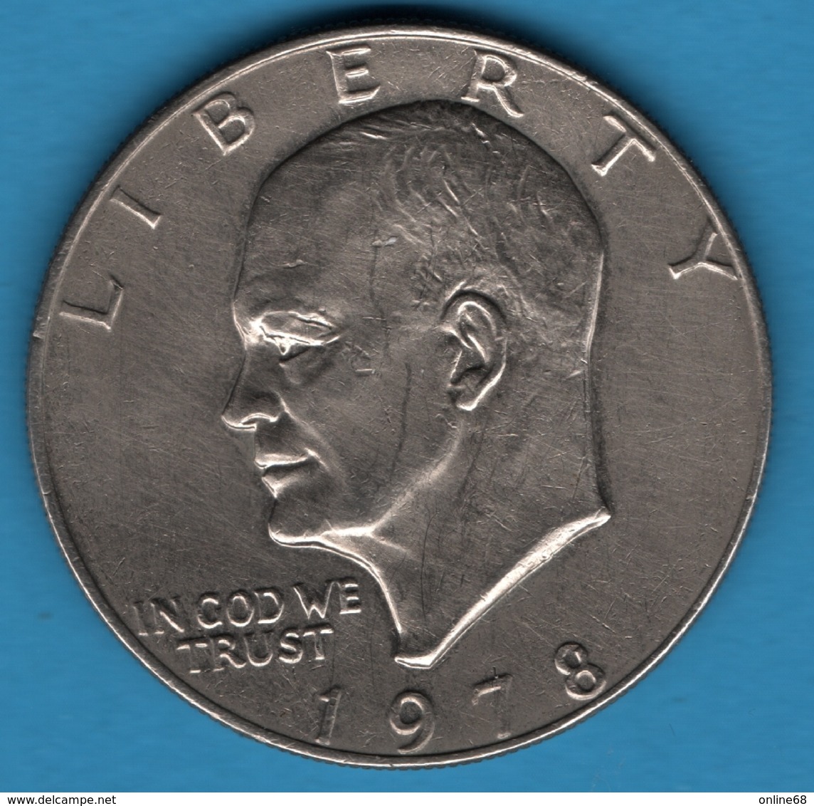 USA 1 DOLLAR 1978 KM# 203 "Eisenhower Dollar" - 1971-1978: Eisenhower