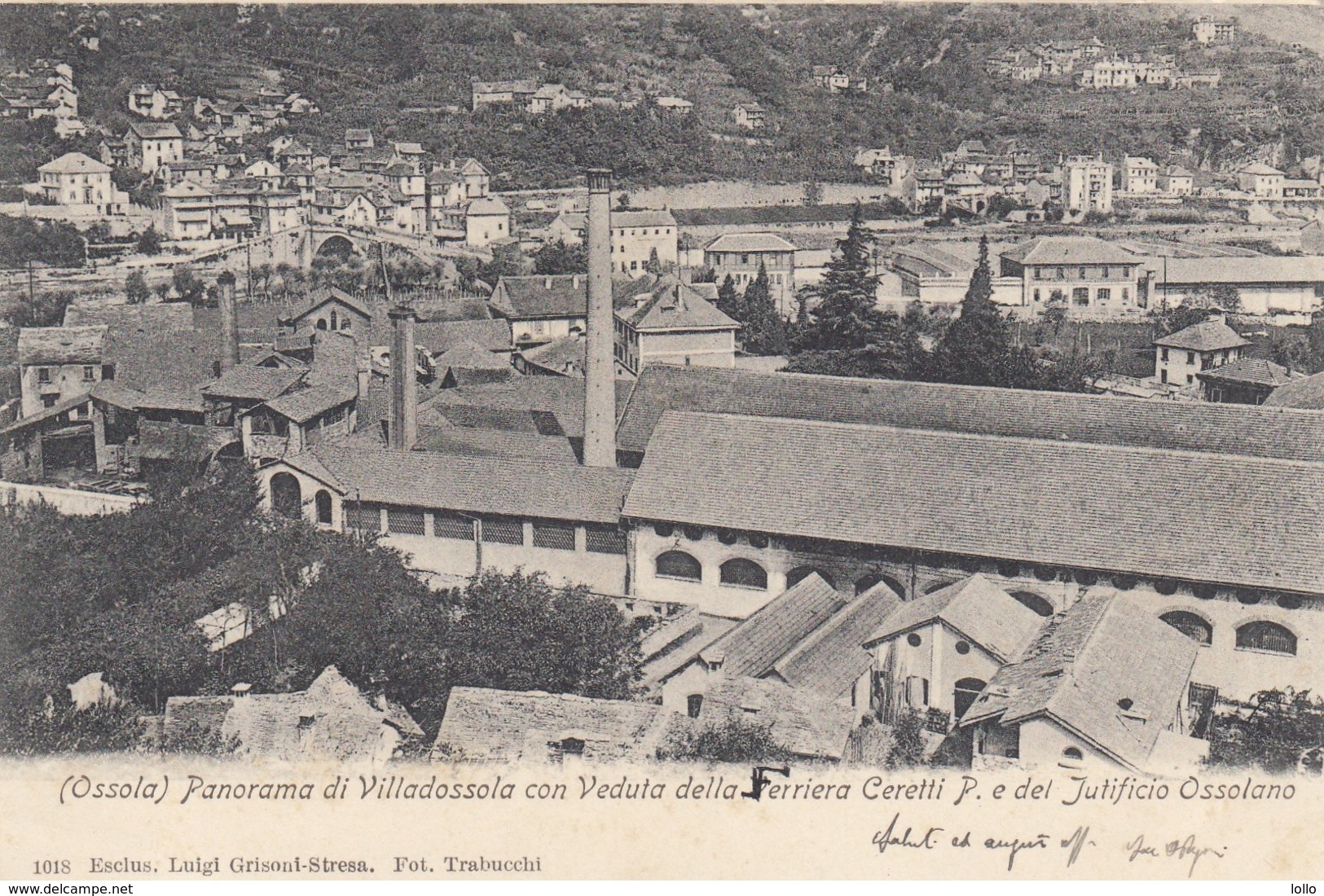 Piemonte - Verbania  - Villadossola  - Panorama Con La Feriera Ceretti E L'istituto Ossolano - F. Piccolo - Molto Bella - Other & Unclassified