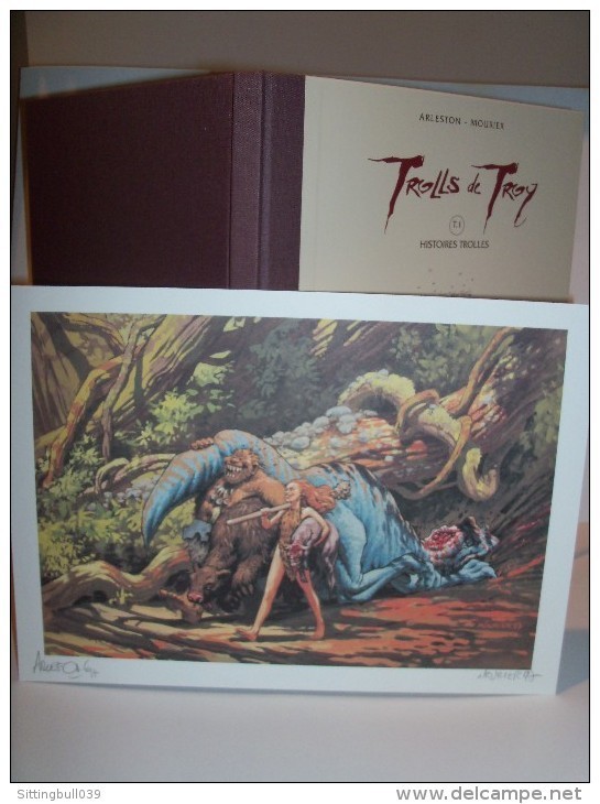 TROLLS DE TROY. T1. Histoires Trolles. ARLESTON-MOURIER. TT Lté 500 Ntés + 1 Dessin Inédit Signé Par Les 2 Auteurs. 1997 - Tirages De Tête