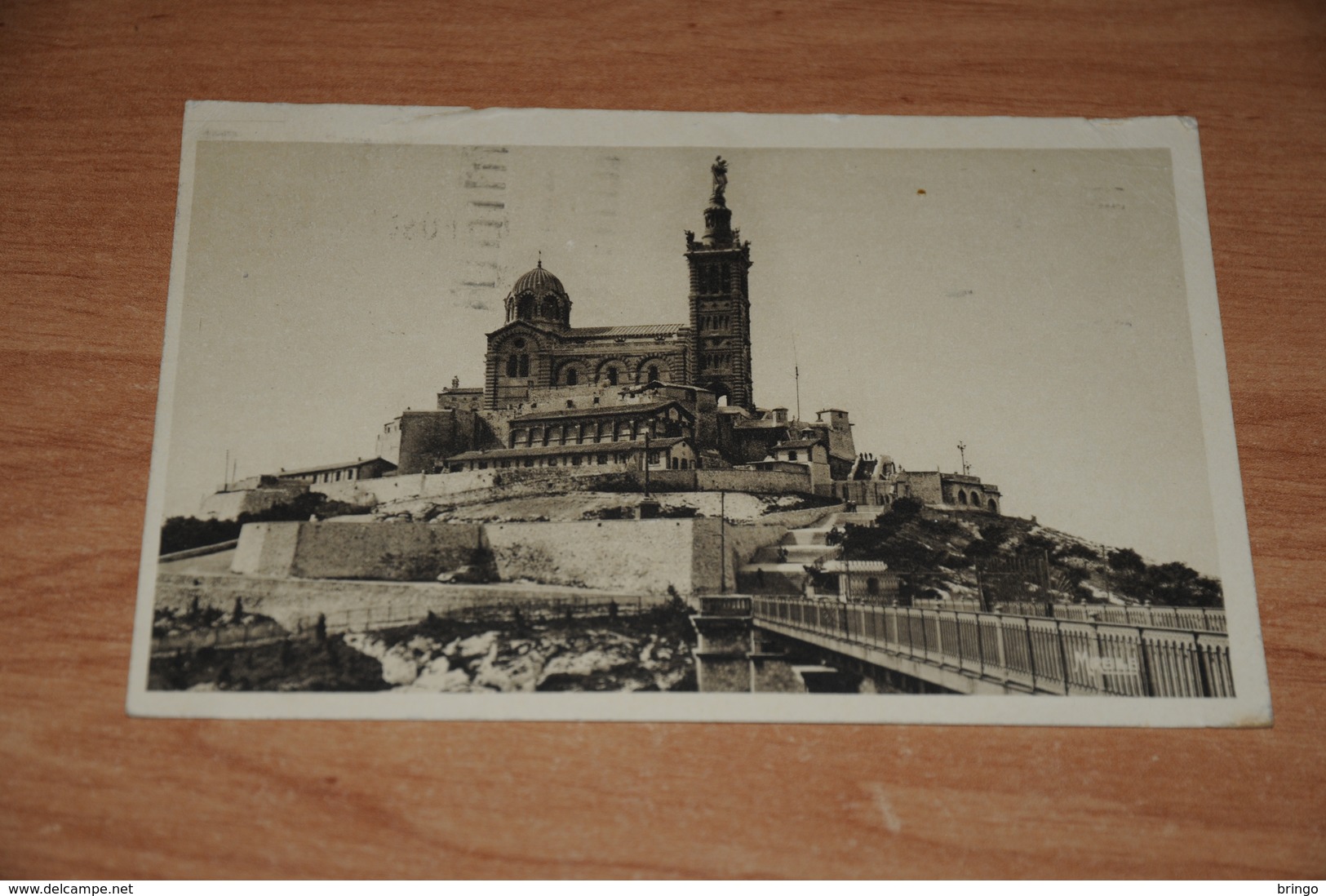 2173-           MARSEILLE, NOTRE DAME DE LA GARDE - 1938 - Notre-Dame De La Garde, Funicular Y Virgen