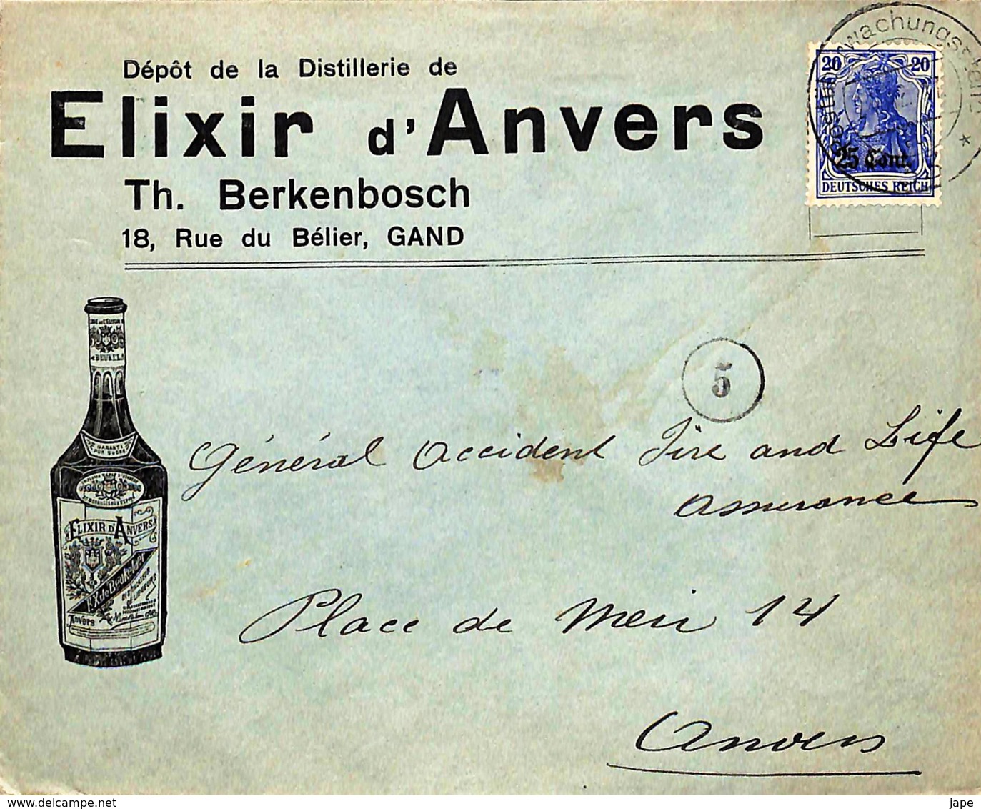 Gent, Elixir D'Anvers - OC1/25 Gouvernement Général