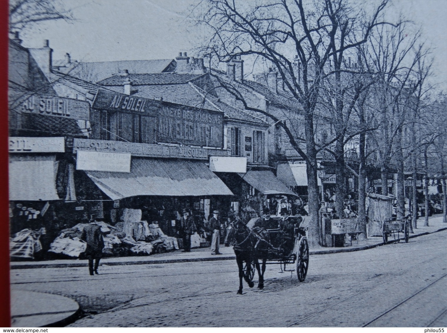 Cpa 75 PARIS 14e Anime Rue De Vanves Et Av Du Maine PUBLICITAIRE Pour Restaurant RENEAUX Paris 1er Rue St Honore - Arrondissement: 14