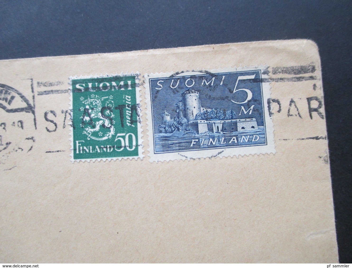 Finnland 1943 Zensurpost Finnischer Stempel Tarkastettu Granskat Und OKW Zensur Luftpost / Par Avion / Ilmaposti - Covers & Documents