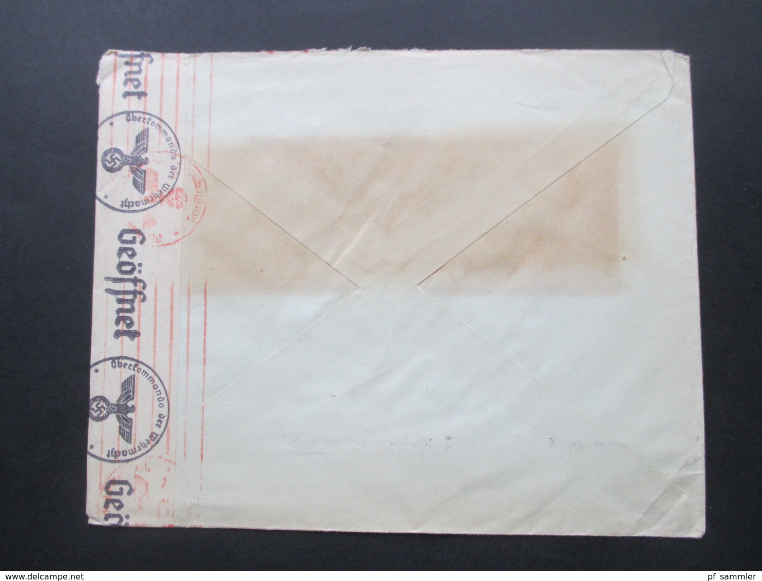 1941 Zensurpost Finnischer Stempel Tarkastettu Granskat Und OKW Zensur Rotes Kreuz / Red Cross Nr. 220 EF - Covers & Documents