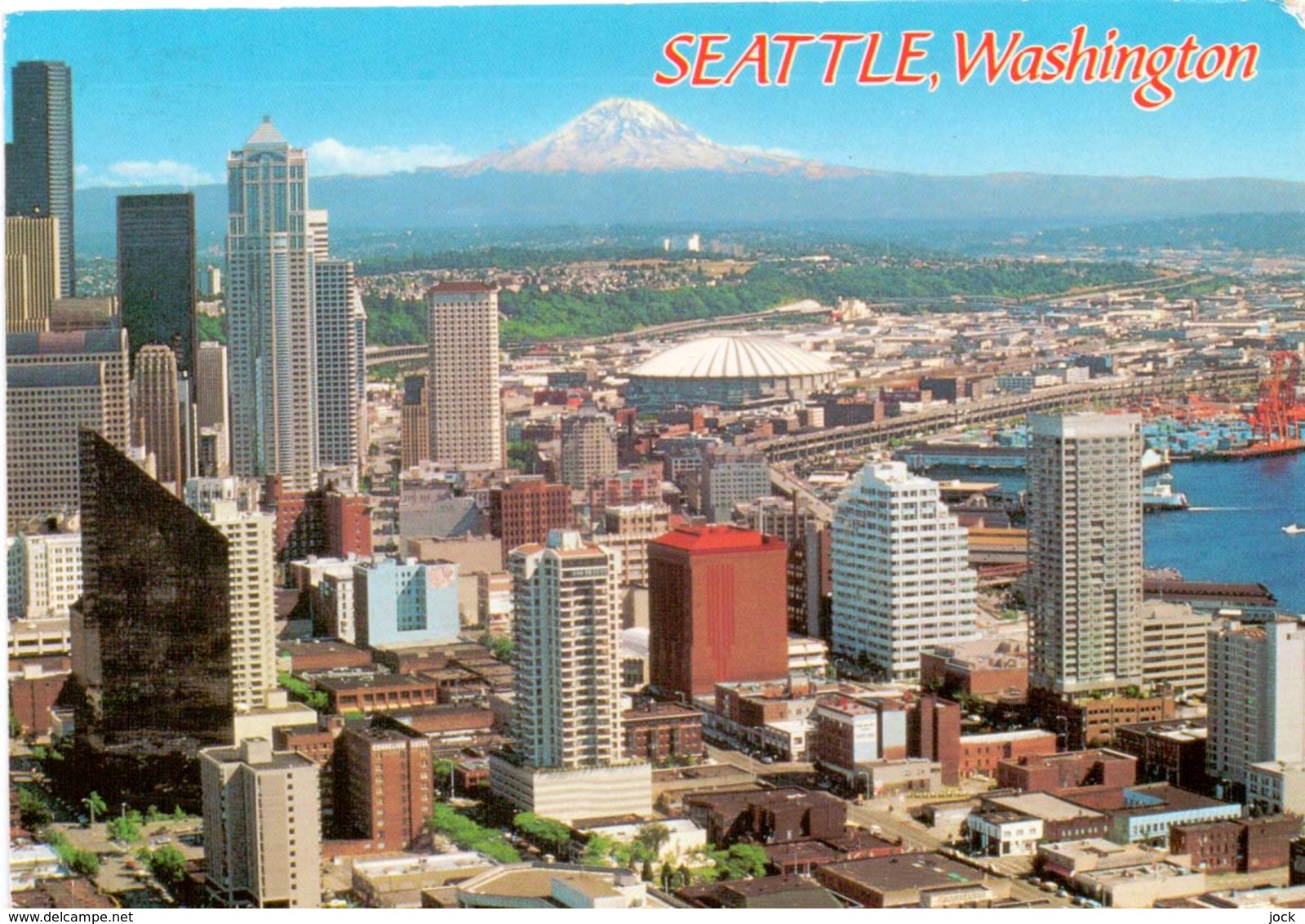 Postcard Stadium Seattle Kingdome USA Stadion Stadio - Estadio - Stade - Sports - Sport - Stadi