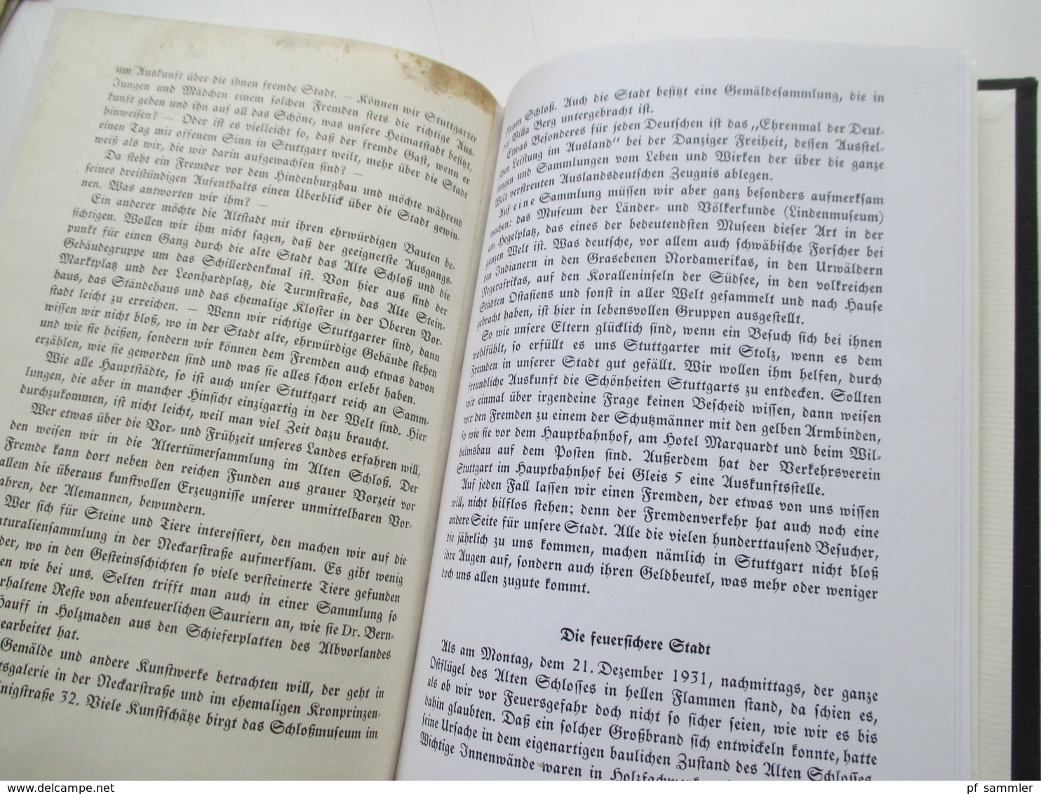 Sachbuch 1936 Unser Schönes Stuttgart Eine Heimatkunde von Stuttgart 2. Auflage 1938 sehr guter Zustand!