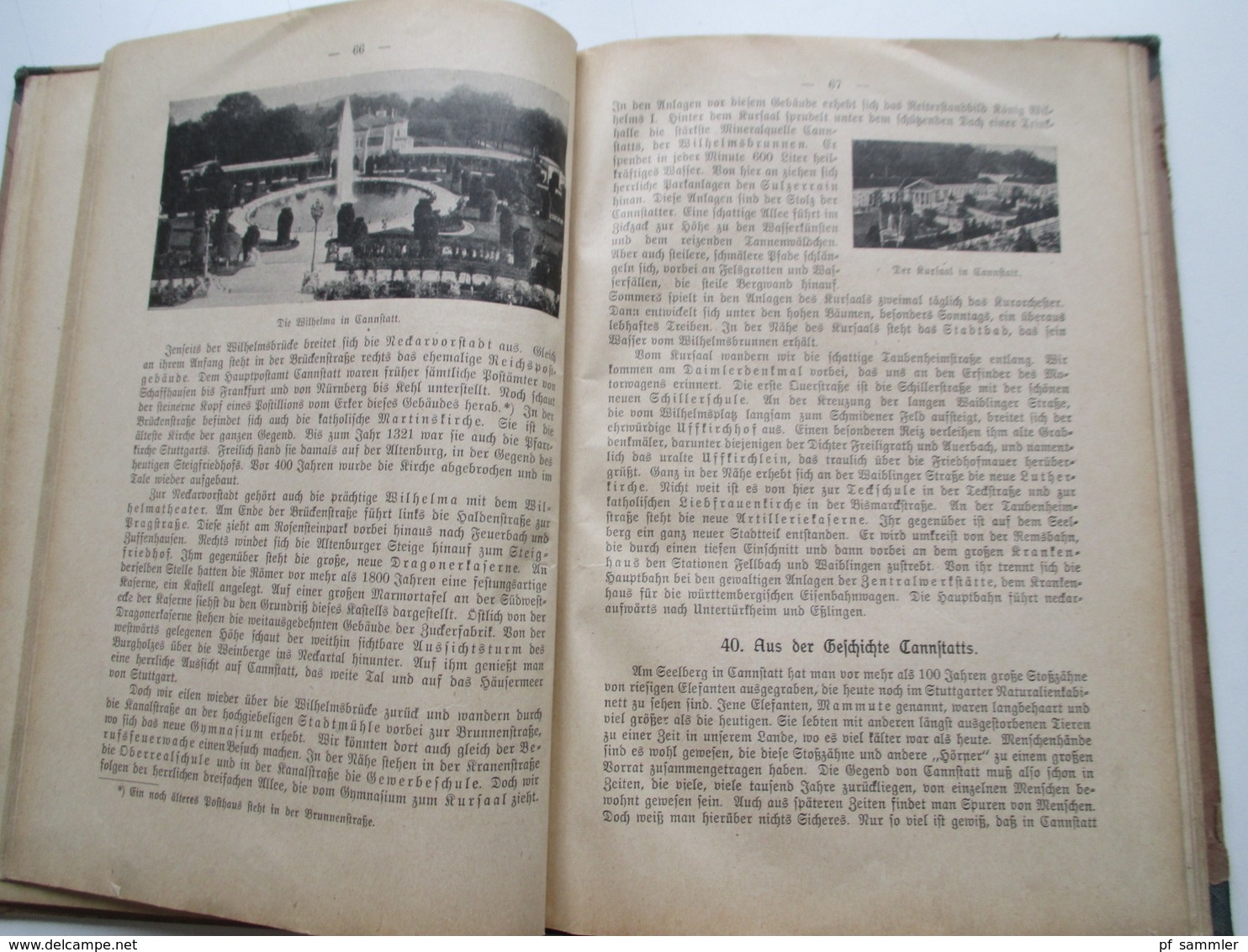 Sachbuch um 1920 Unser Schönes Stuttgart Eine Heimatkunde in Wort und Bild für die Jugend von Hörle & Schwegelbaur