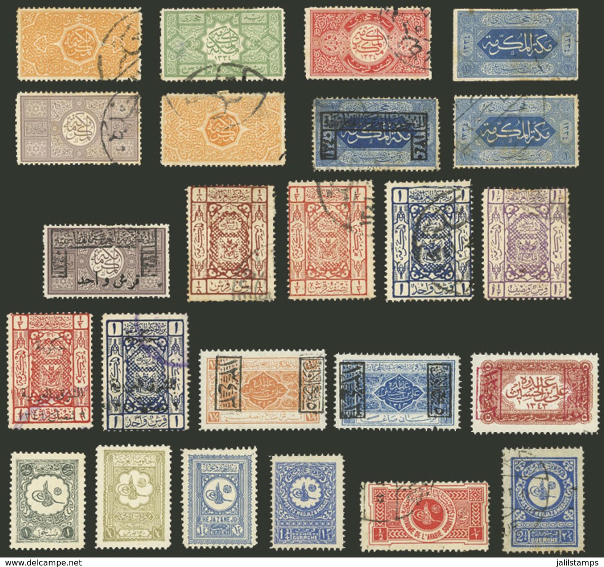 SAUDI ARABIA: Small Group Of Old Stamps, Used Or Mint, Some With Minor Faults (mainly Light Staining, They Can Be Washed - Saudi-Arabien