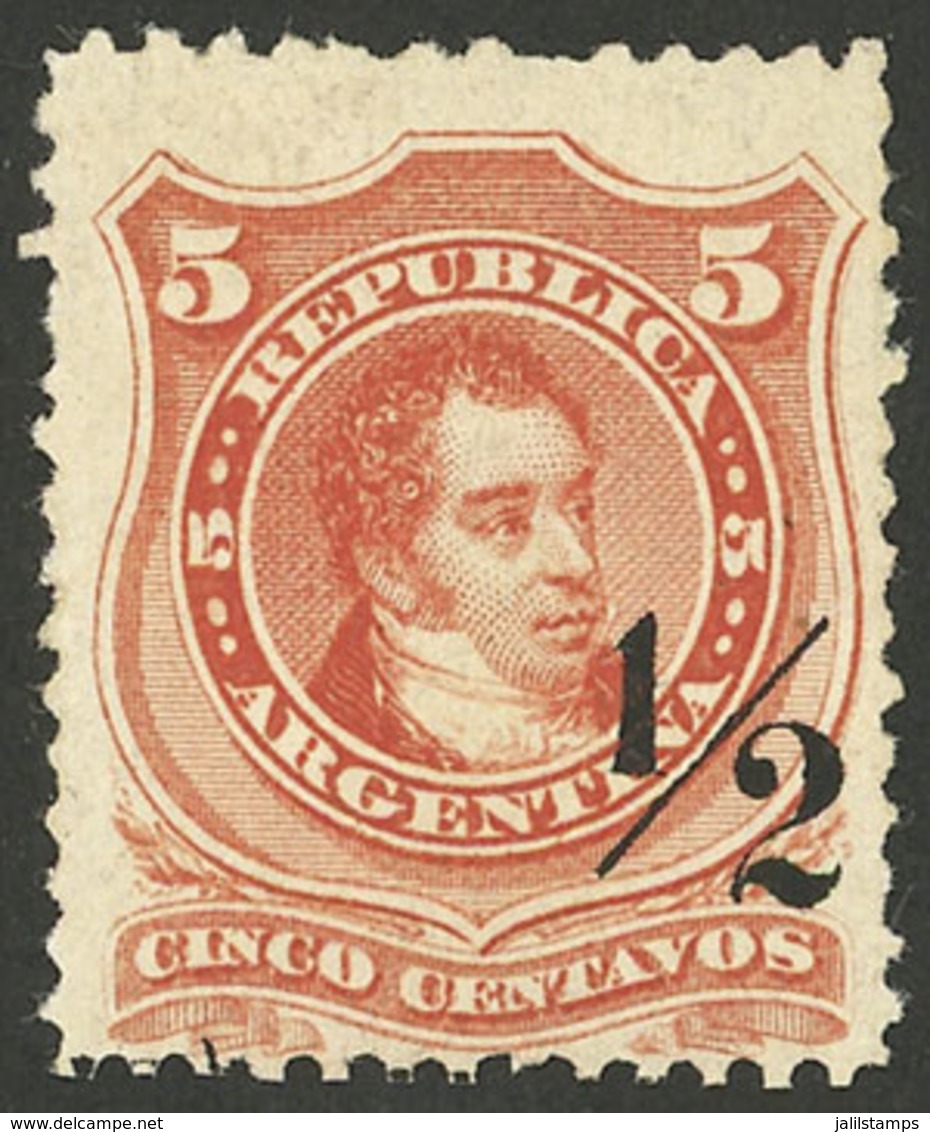 ARGENTINA: GJ.60c, "without PROVISORIO" Variety, Signed By Victor Kneitschel, VF Quality!" - Sonstige & Ohne Zuordnung