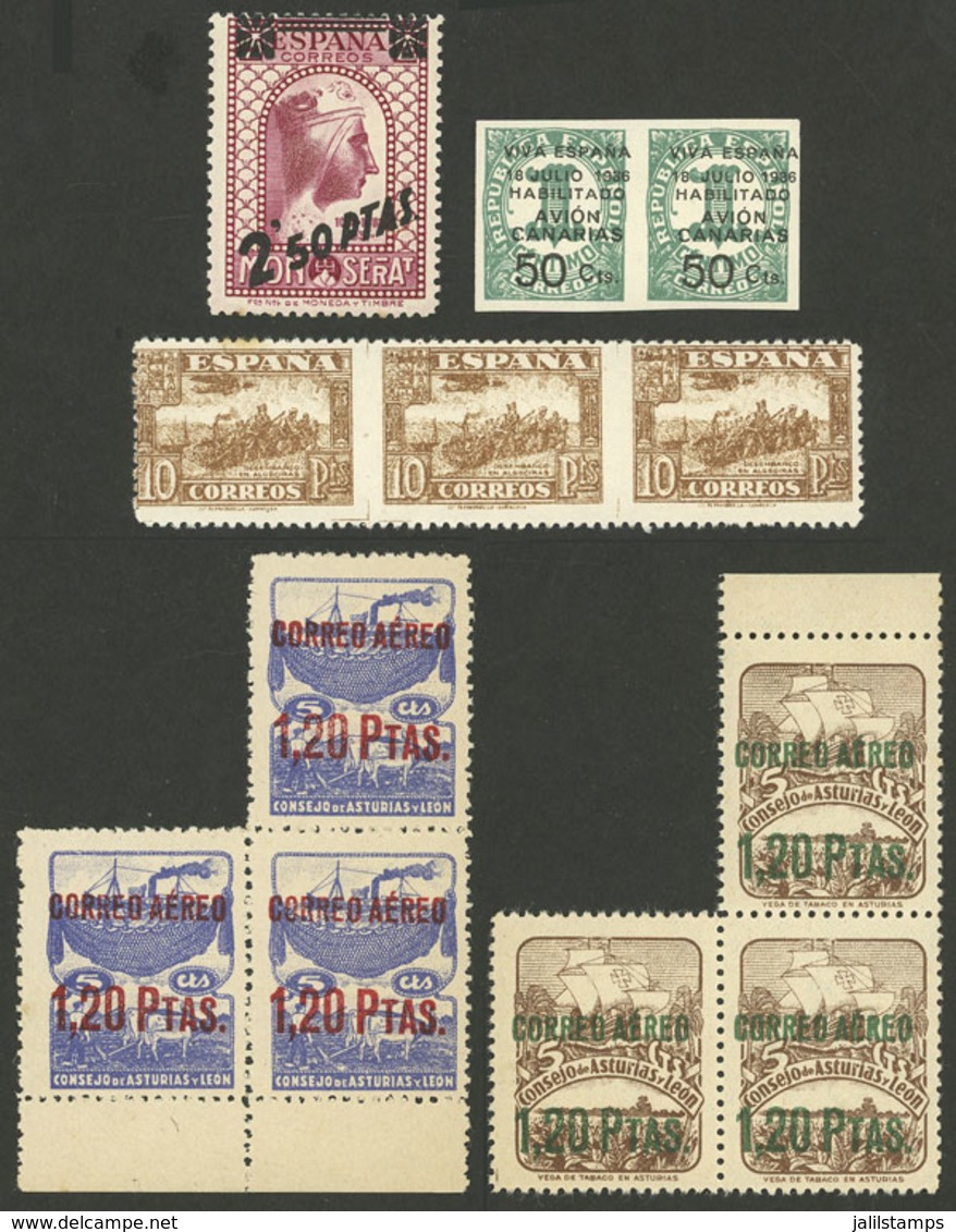 SPAIN: Small Group Of Interesting Stamps, Most MNH, Very Fine Quality - Sammlungen