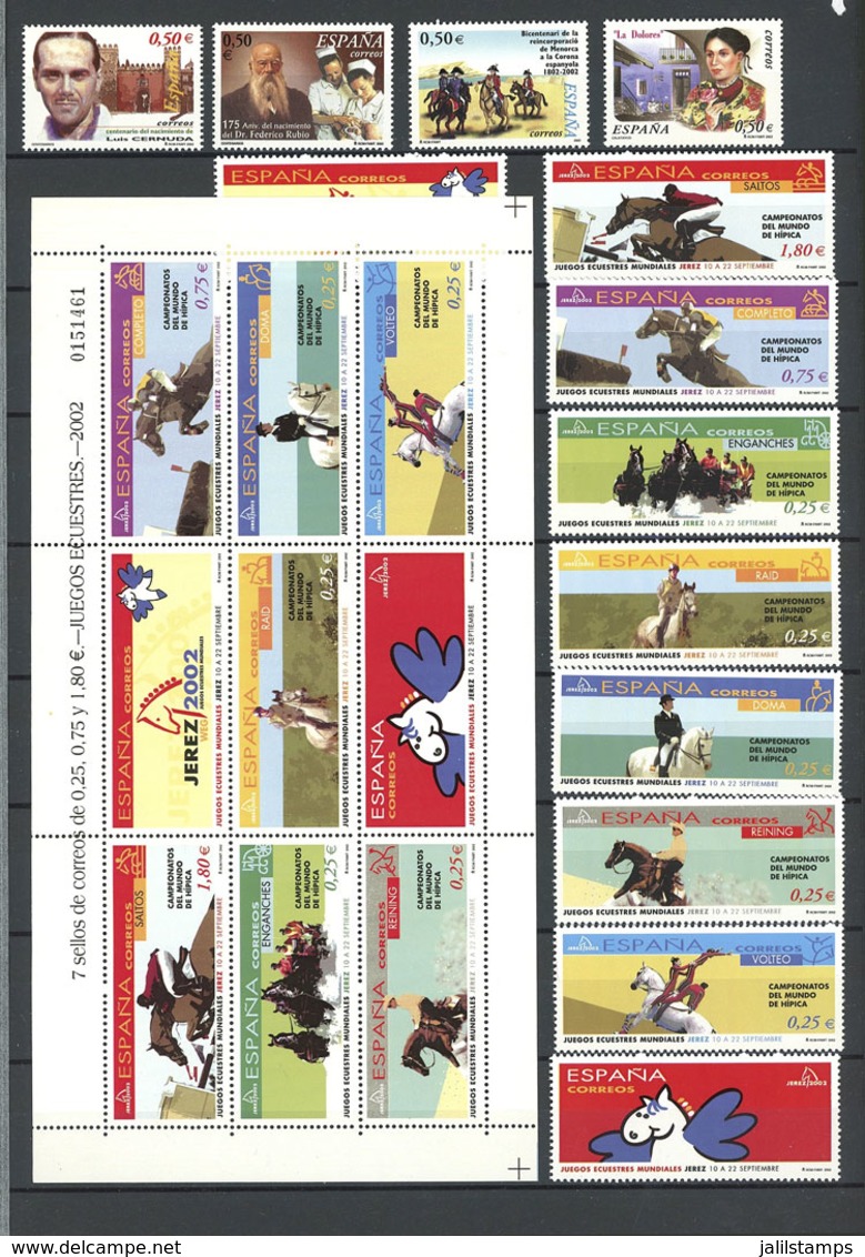 SPAIN: Collection Of Modern Stamps In Stockbook, Issued Between Circa 1991 And 2002, All MNH And Of Excellent Quality, V - Sammlungen