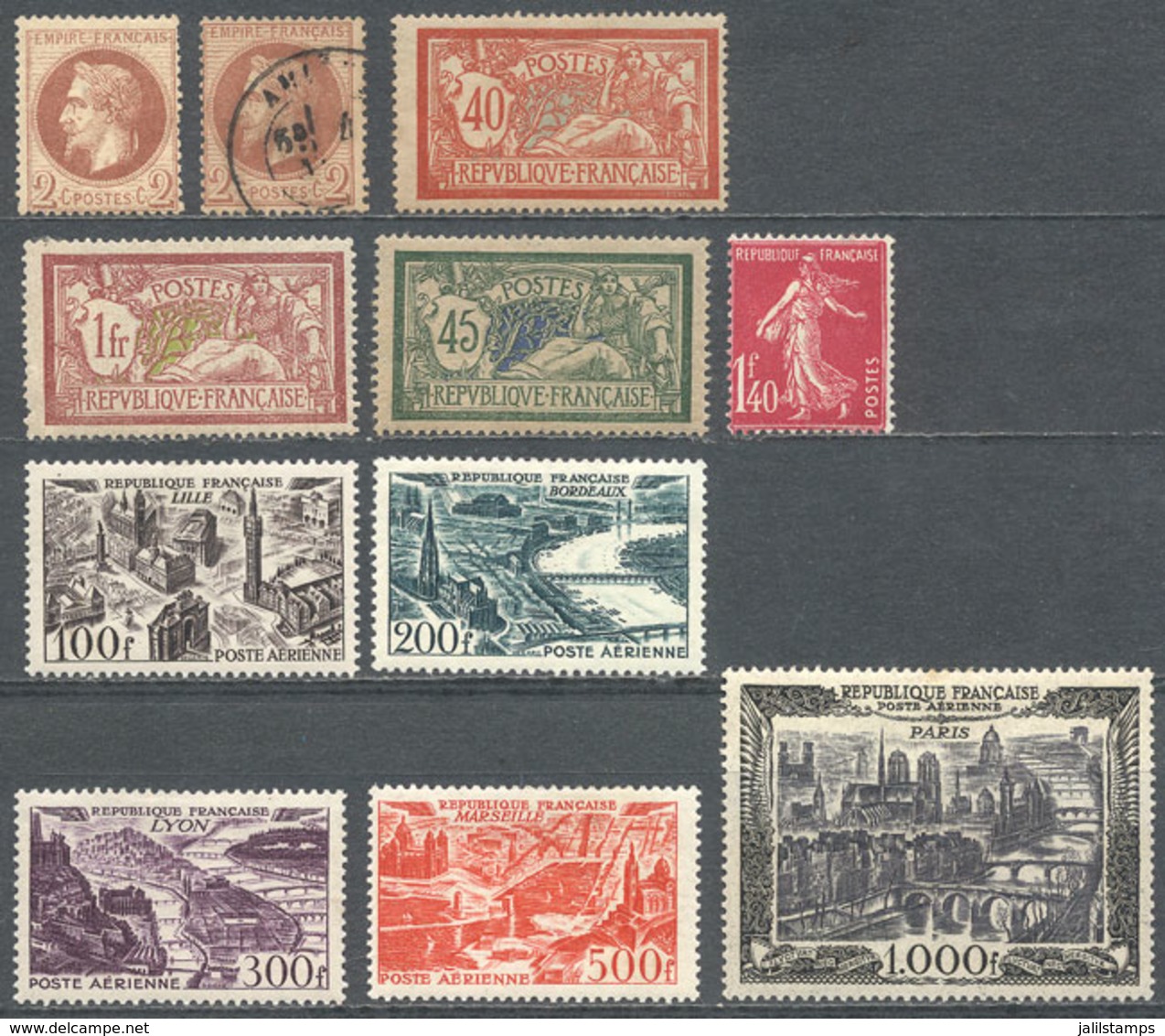 FRANCE: Lot Of Interesting Stamps, Most Mint With Gum And Fine Quality (some Can Have Minor Defects), Excellent General  - Sammlungen