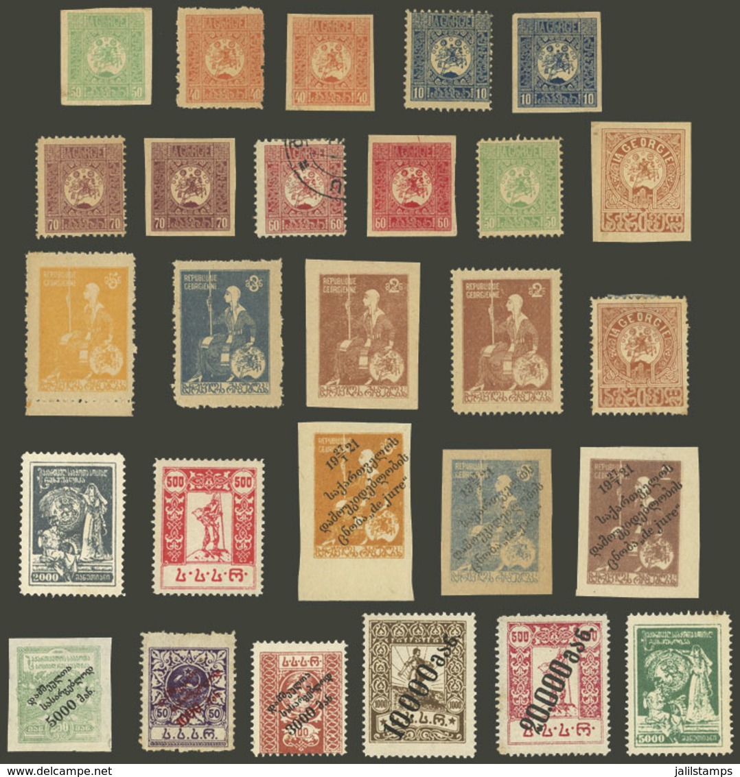 GEORGIA: Small Lot Of Old Stamps, Interesting! - Georgien