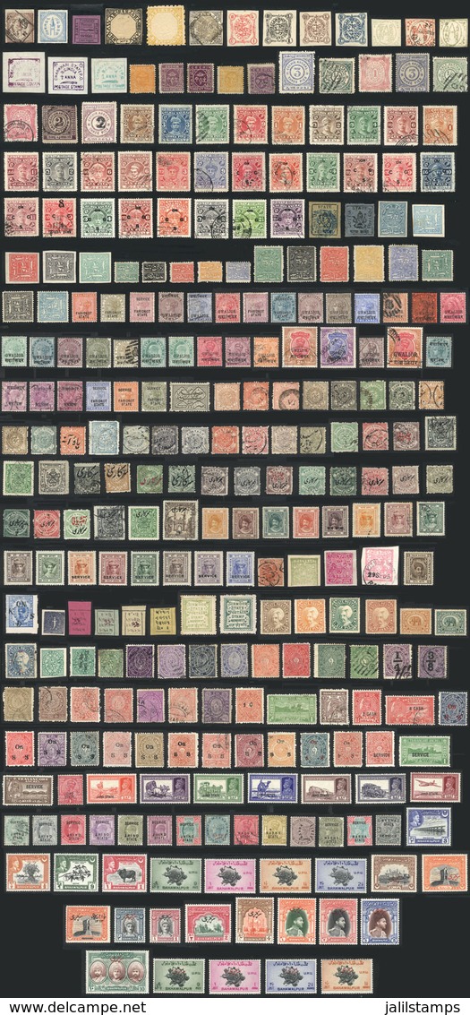 INDIA: INDIAN STATES: Lot Of Used Or Mint Stamps, Most Of Fine To VF Quality (a Low Percentage May Have Minor Faults), V - Collections, Lots & Séries